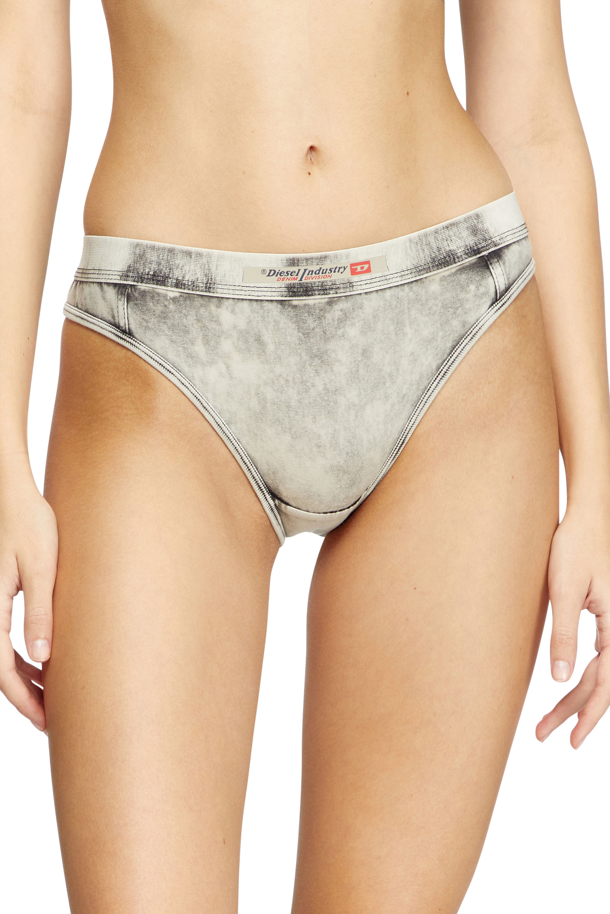 Diesel - CLODIA-DNM, Slip de tejido con efecto denim Mujer in Gris - 2