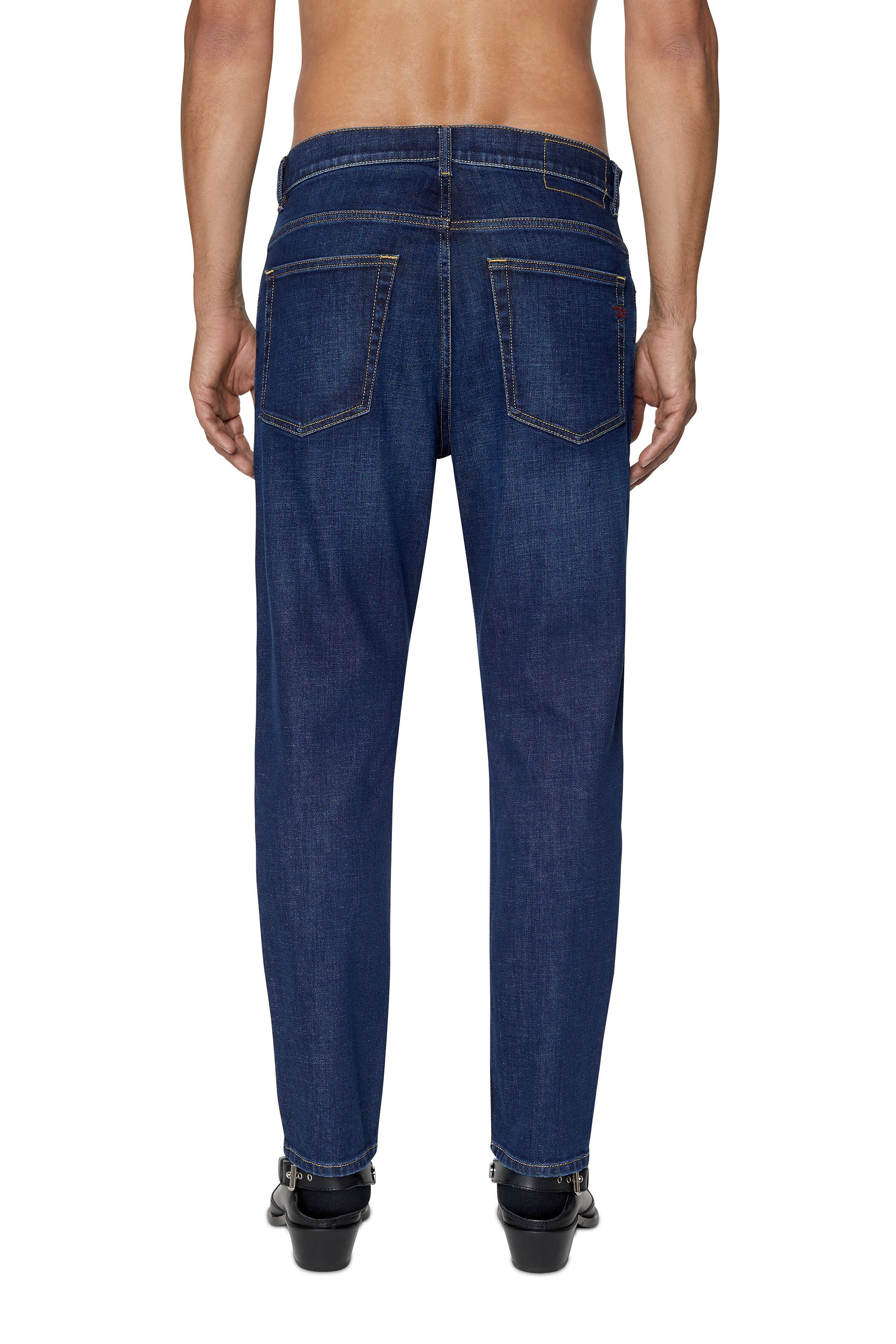Diesel - 2005 D-FINING 09B90 Tapered Jeans, Azul Oscuro - Image 3