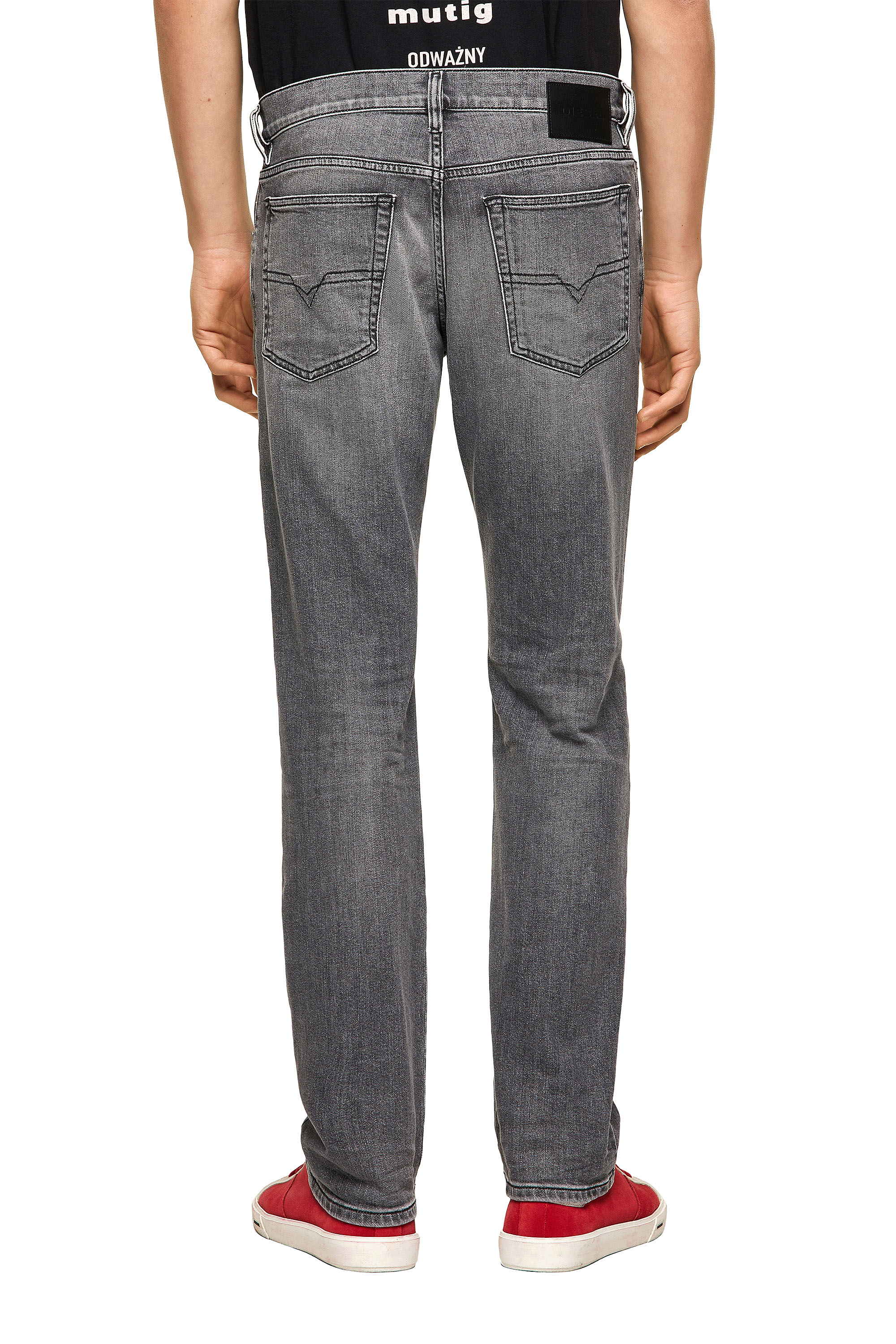 Diesel - D-Mihtry 09A10 Straight Jeans, Light Grey - Image 2