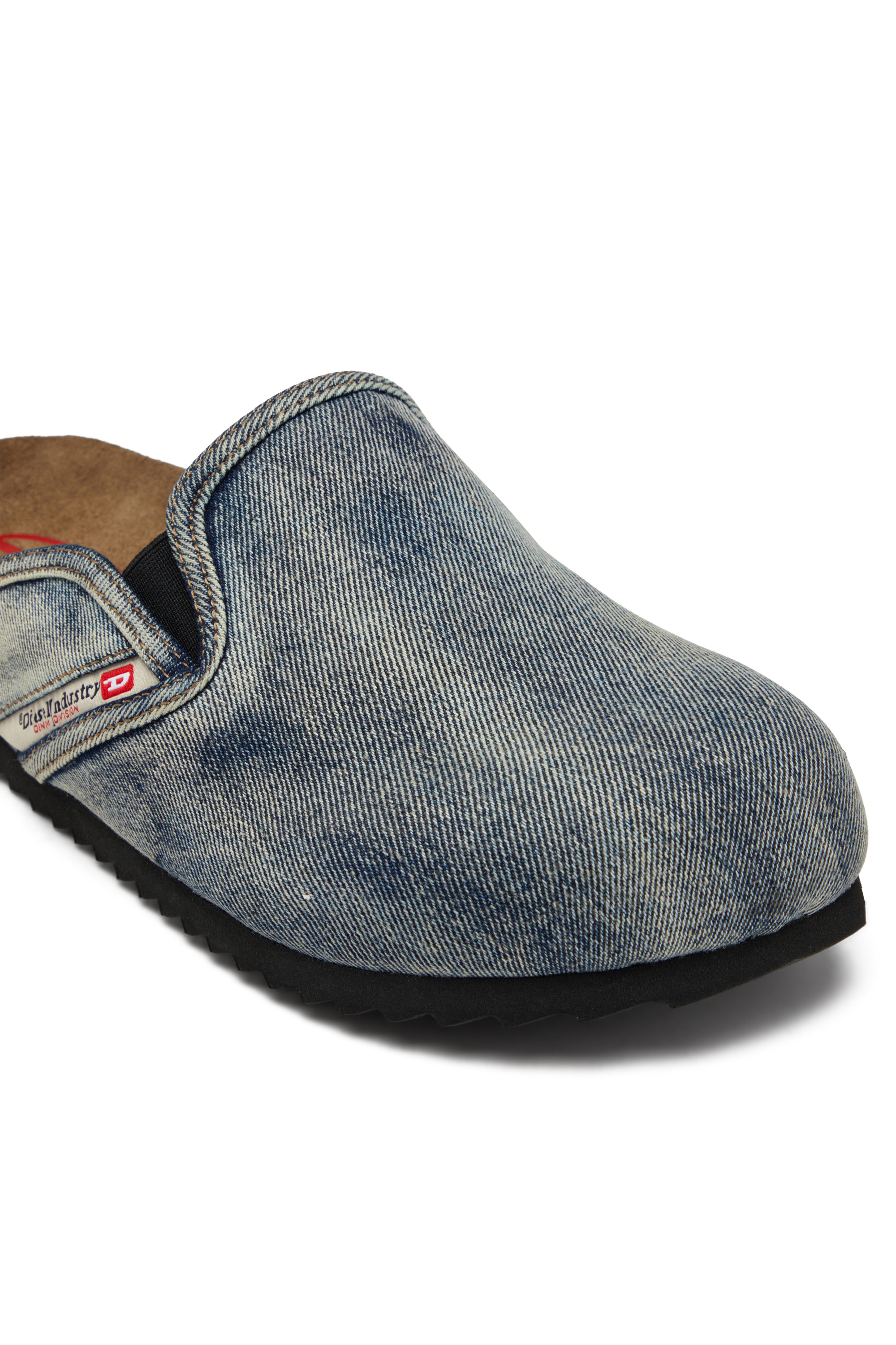 Diesel - D-WOODSTOCK SLIP-ON, Zapatos planos sin talón en cuero napa Hombre in Azul marino - 6