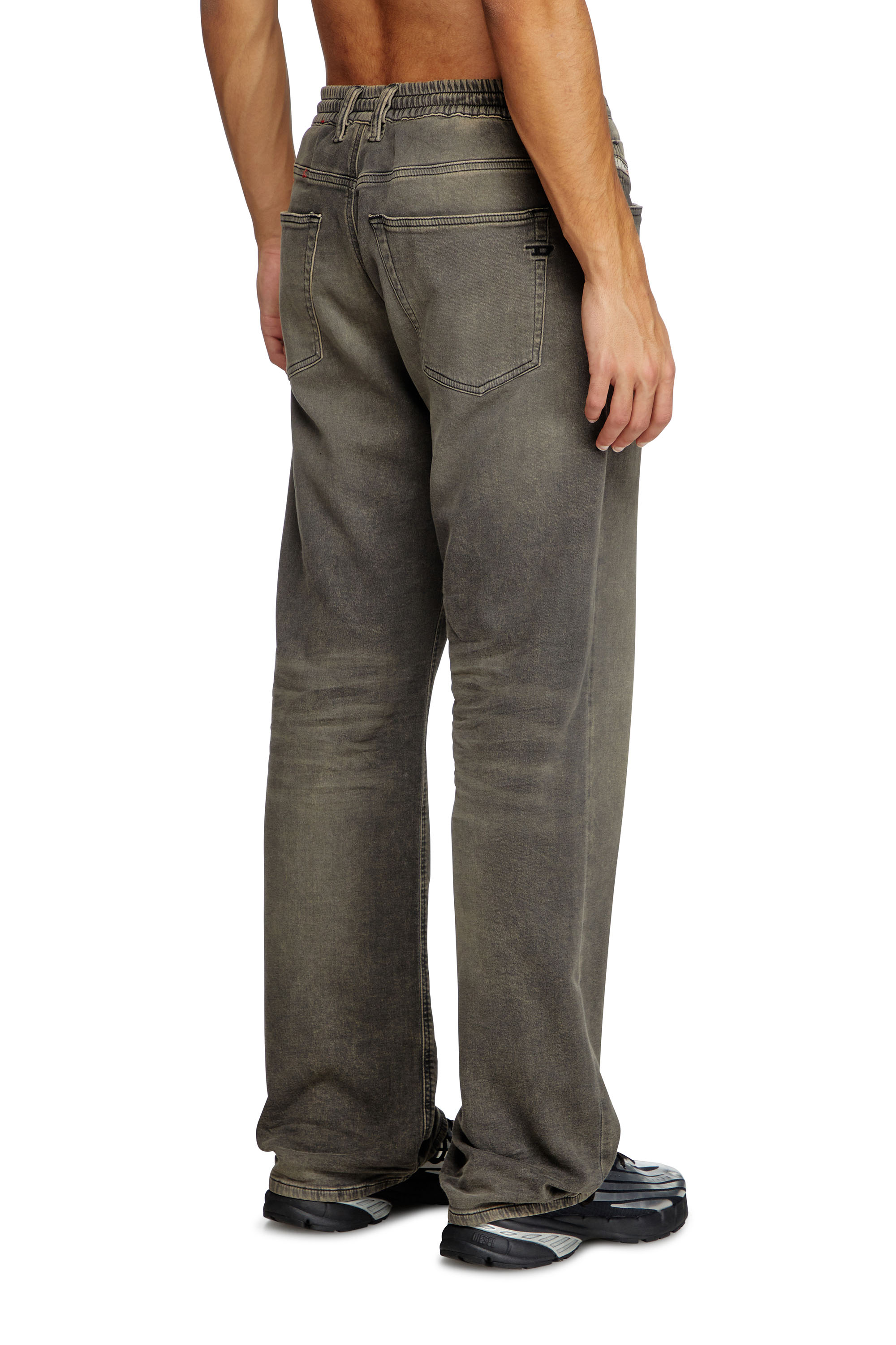 Diesel - Man's Relaxed 2080 D-Reel Joggjeans® 068PD, Light Grey - 3