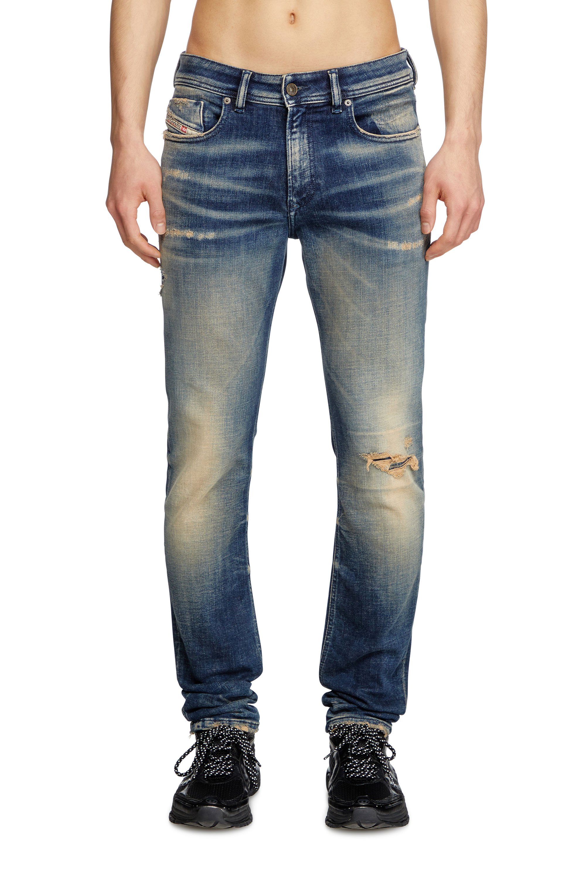 Diesel - Skinny Jeans 1979 Sleenker 09K74 Hombre, Azul Oscuro - 1