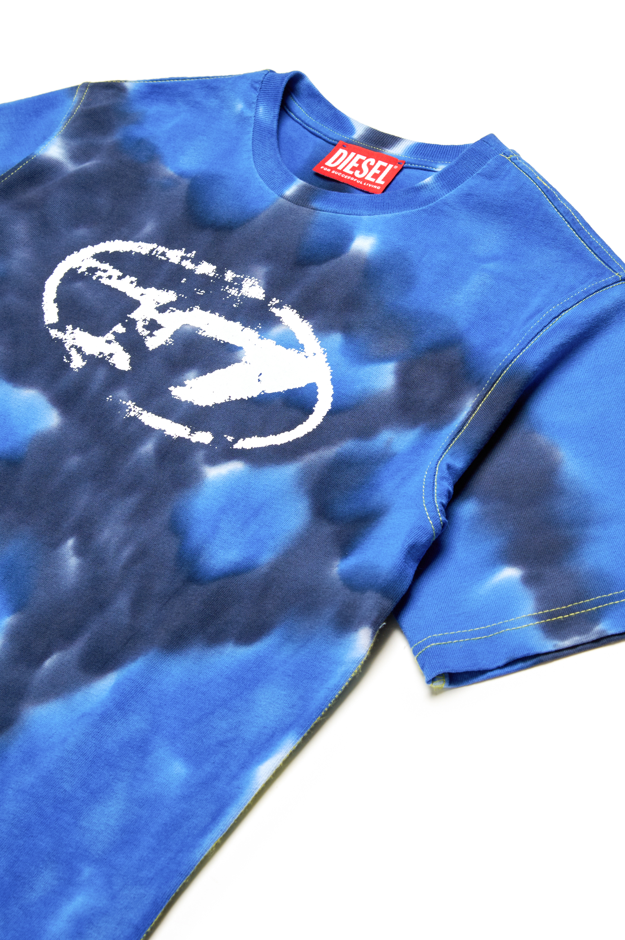 T-shirt with batik print | Blue | 4-16 YEARS Boys | Diesel