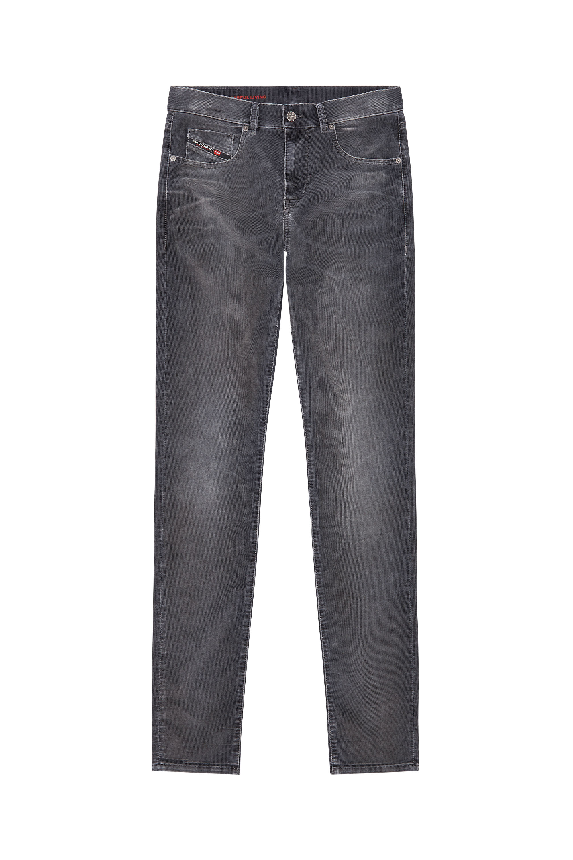 Diesel - Slim Jeans 2019 D-Strukt 069XQ, Black/Dark grey - Image 6