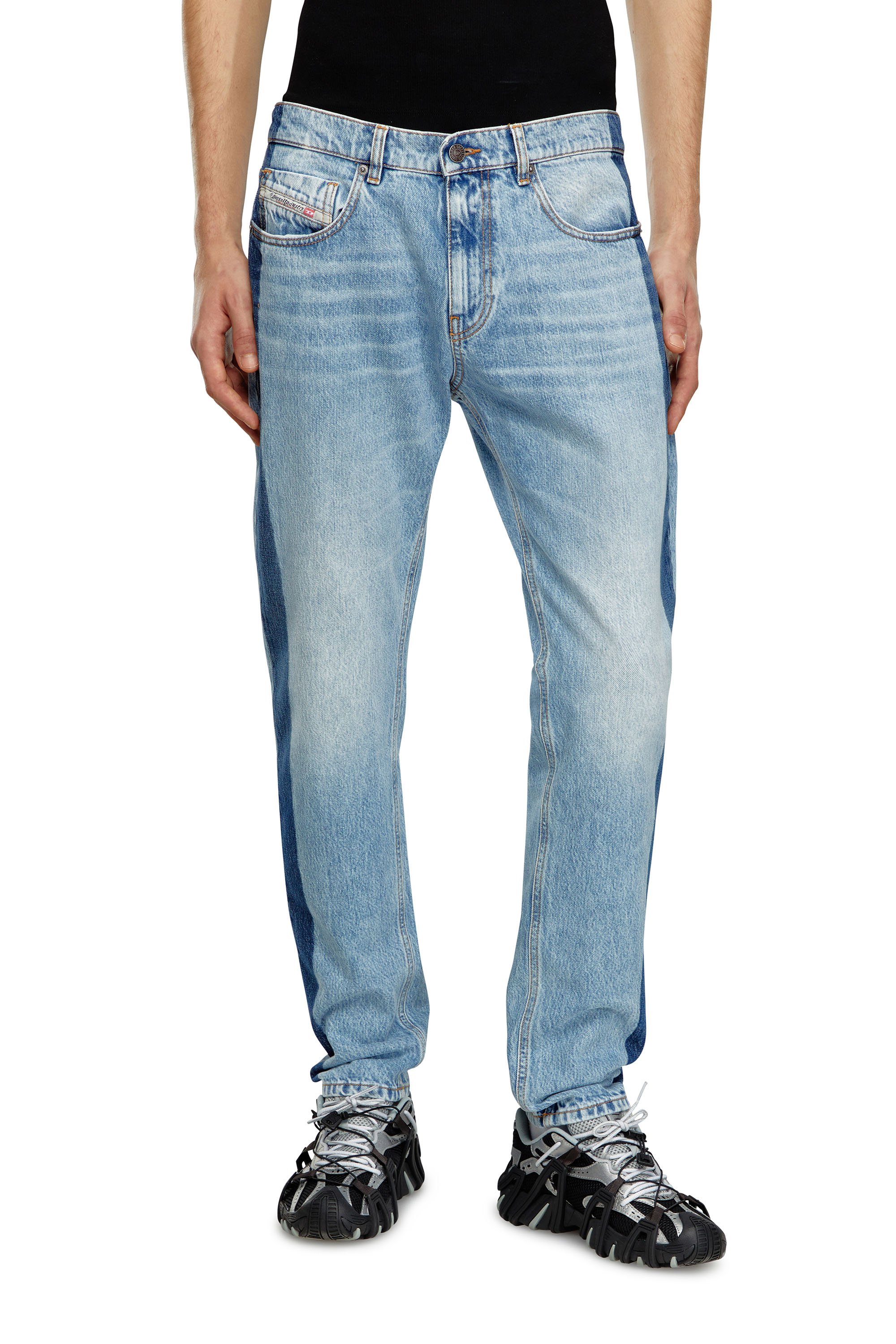 Diesel - Slim Jeans 2019 D-Strukt 0GHAC, Azul Claro - Image 2