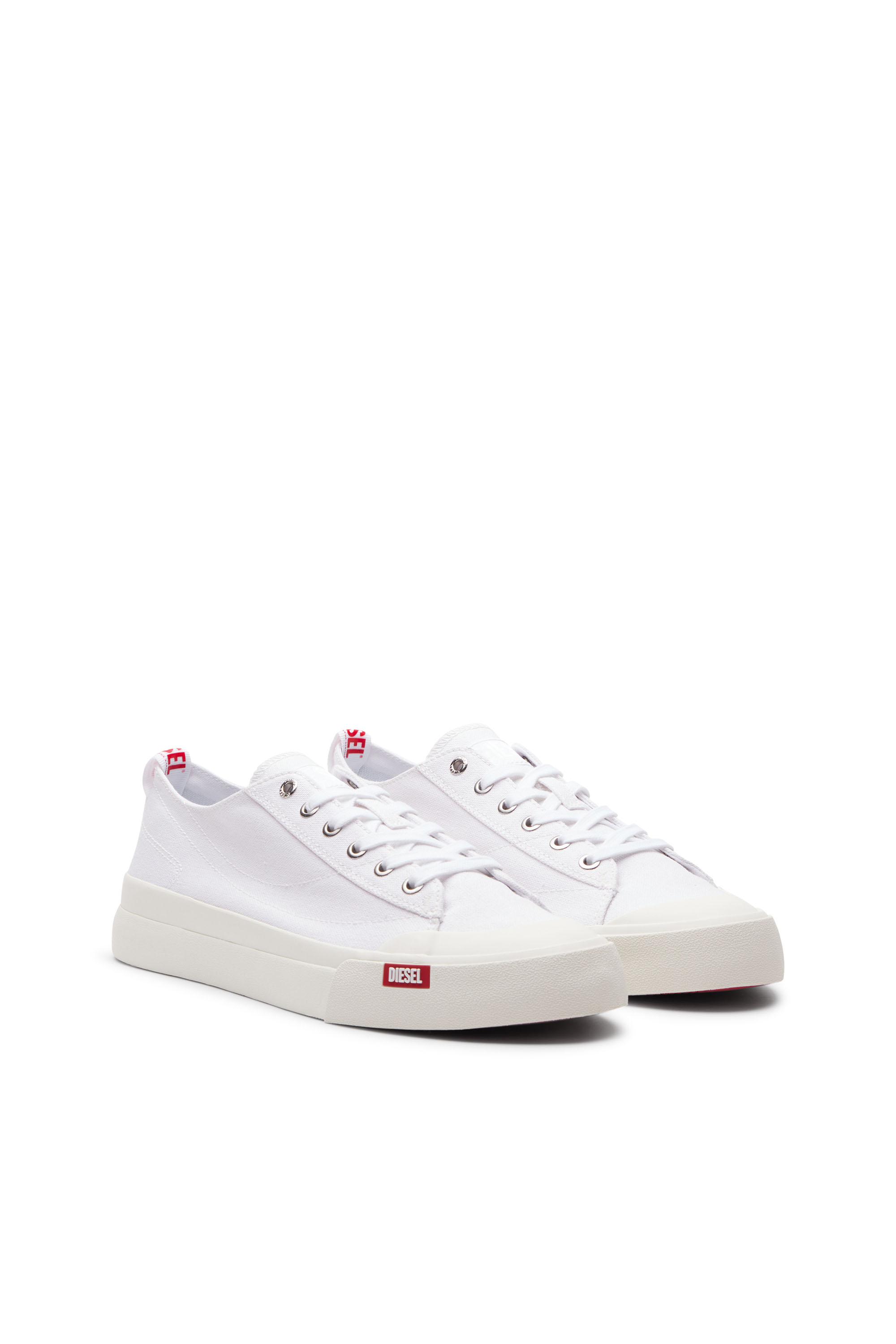 Diesel - S-ATHOS LOW, Man S-Athos Low-Canvas sneakers in White - Image 2