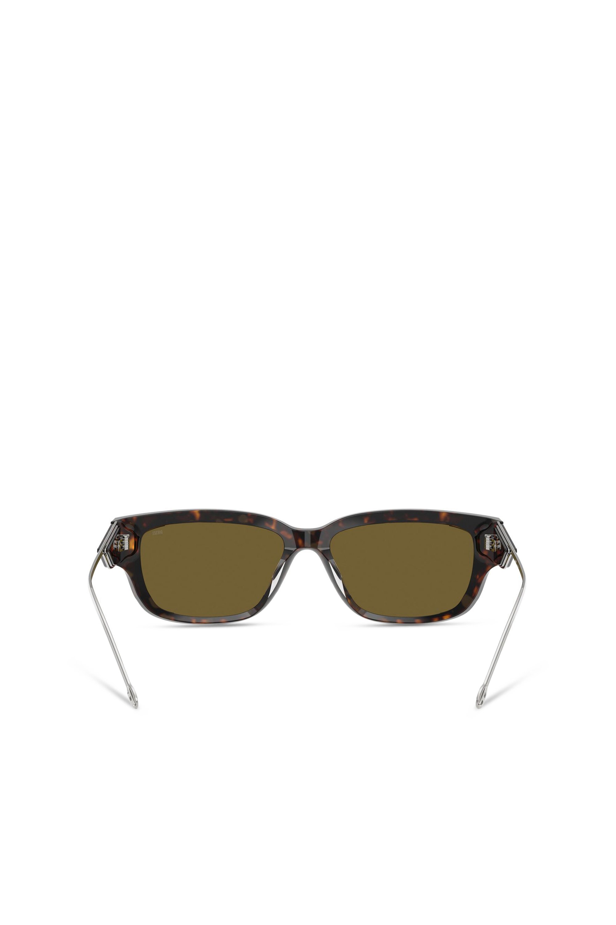 Diesel - 0DL2002 SIZE 56, Unisex's Rectangle sunglasses in Brown - 3