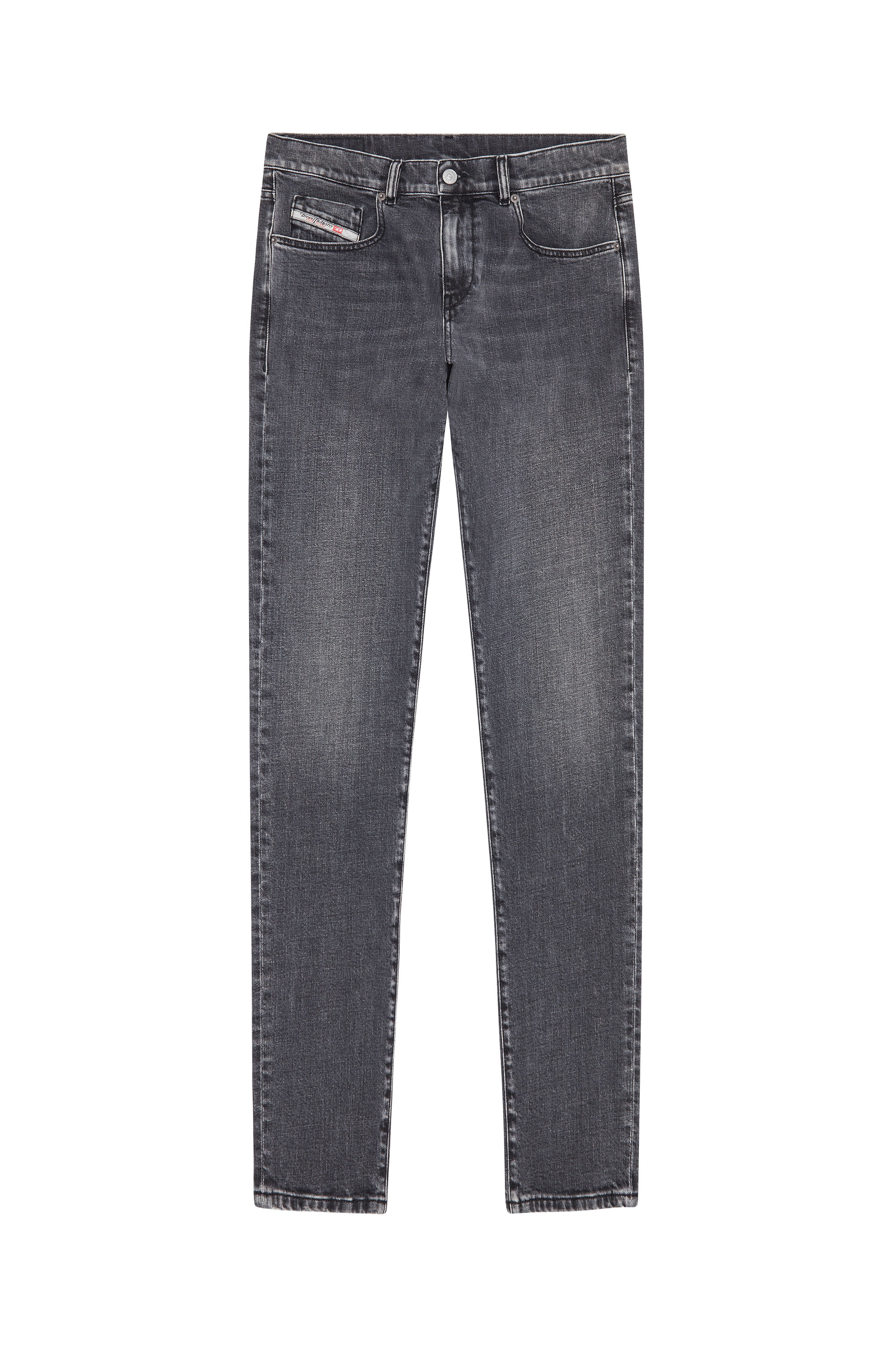 Diesel - Slim Jeans 2019 D-Strukt 09C47, Negro/Gris oscuro - Image 6