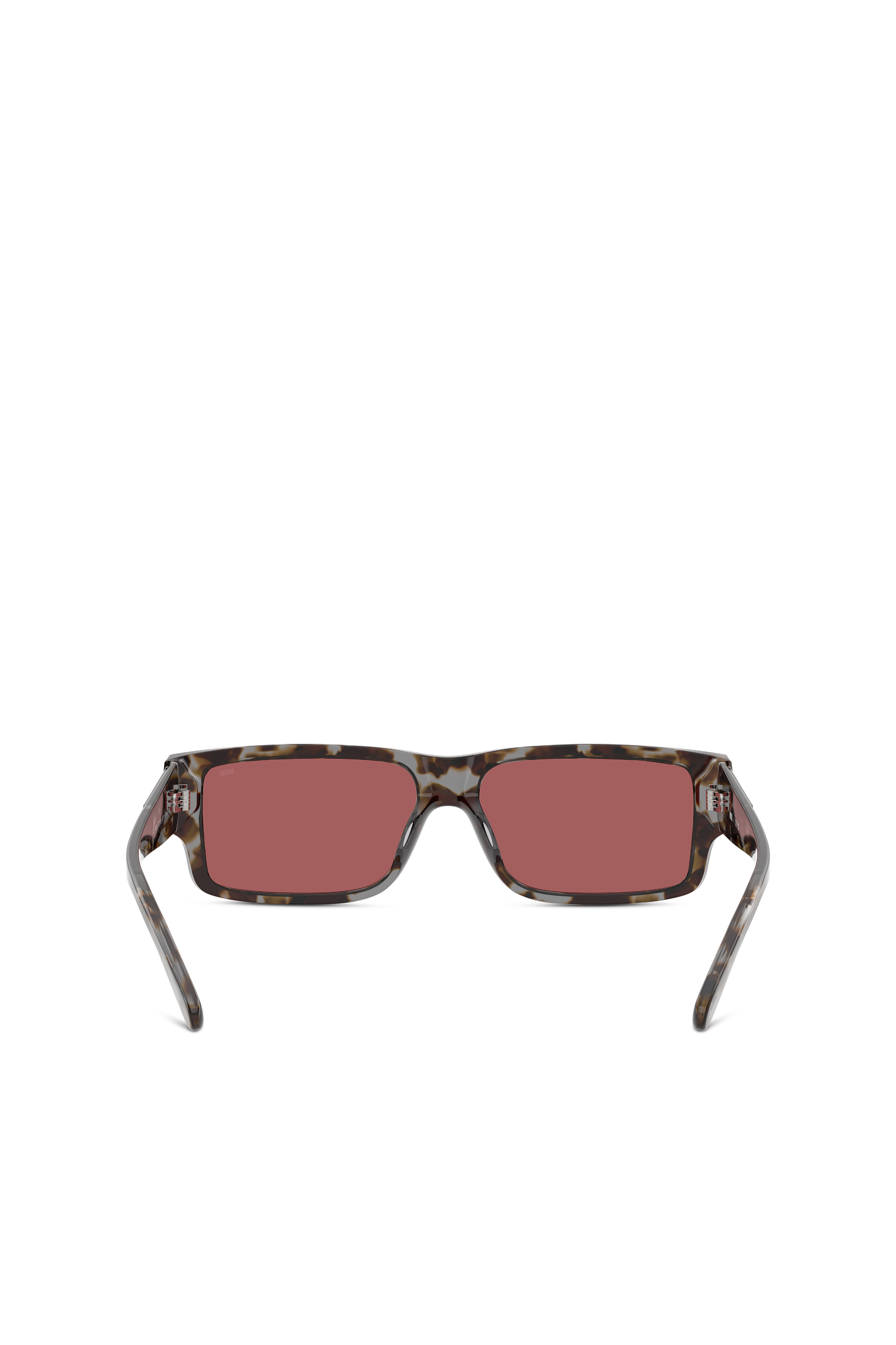 Diesel - 0DL2003 SIZE 57, Gafas rectangulares Hombre in Rojo - 3