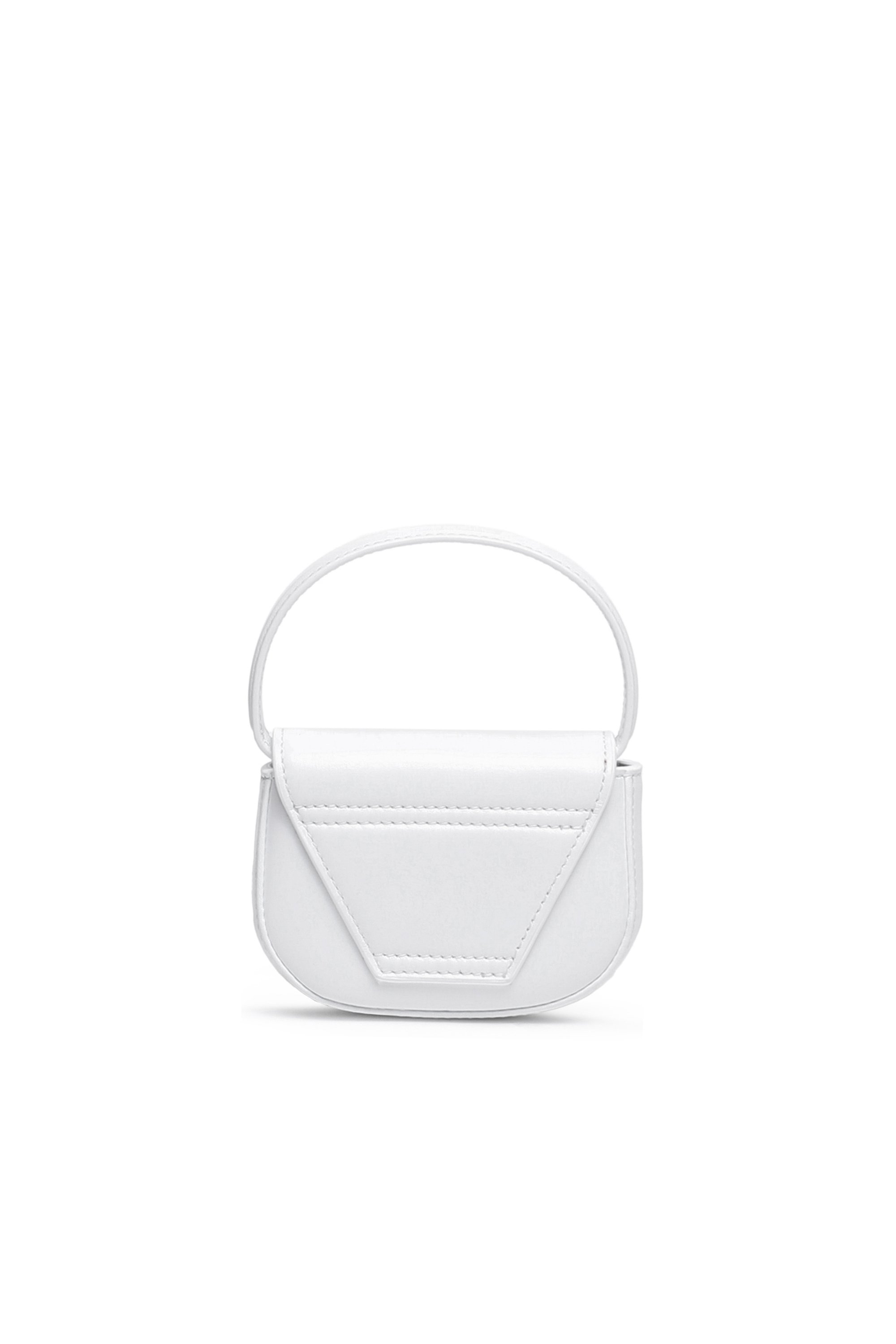 Diesel - 1DR XS, Woman 1DR XS-Iconic mini bag with D logo plaque in White - Image 3