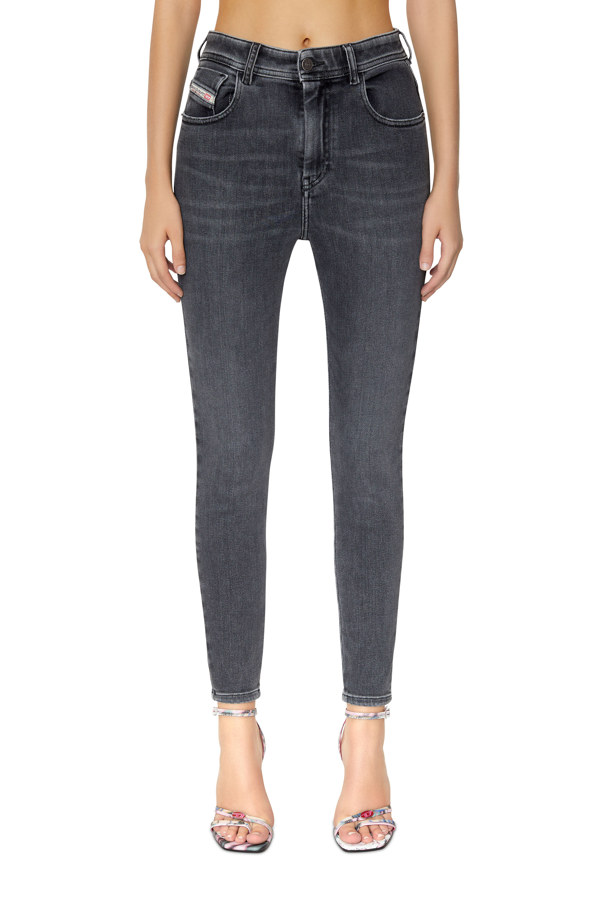 1984 SLANDY-HIGH Woman: Super skinny grey Jeans | Diesel.com