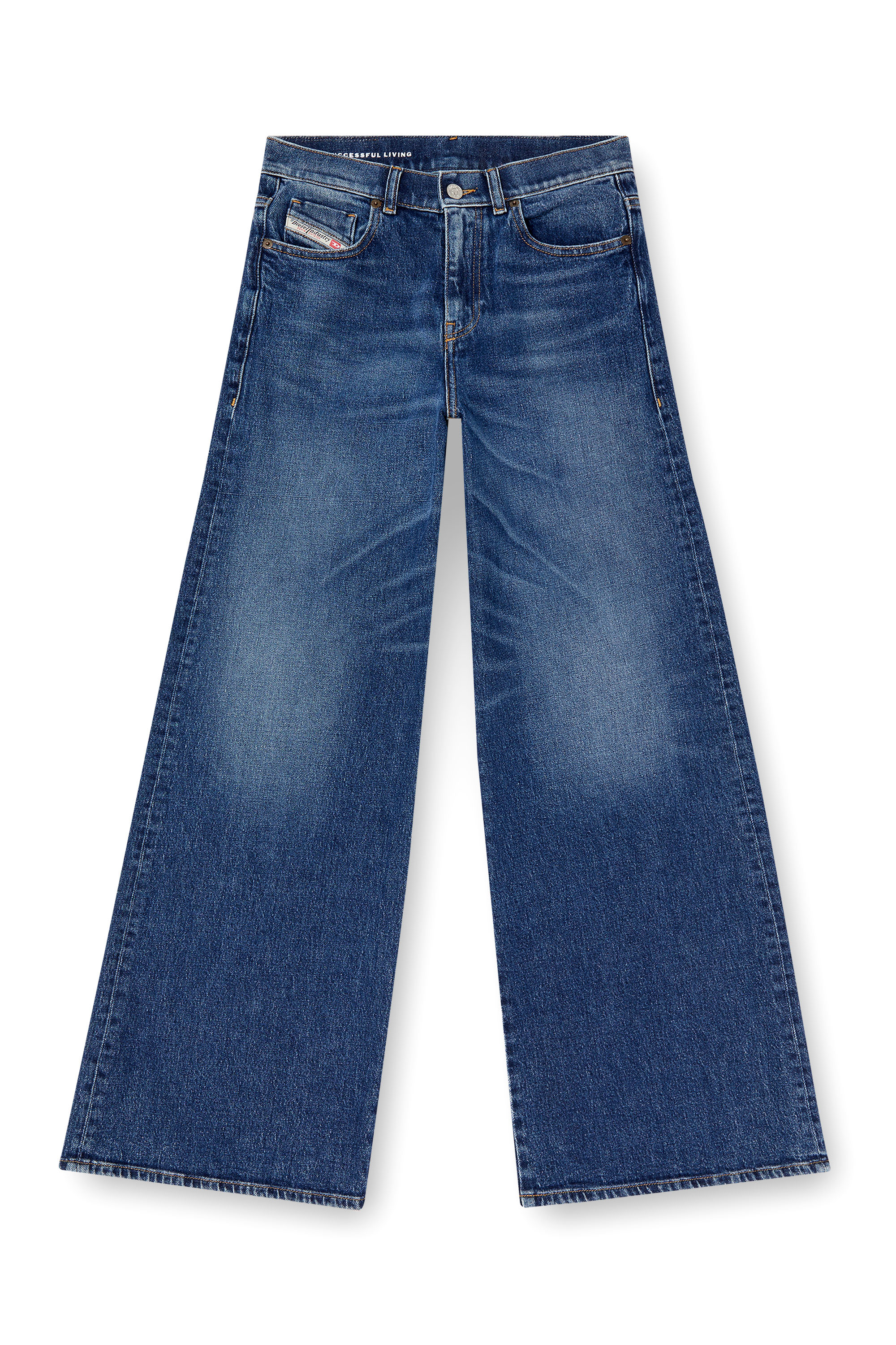 Diesel - Flare Jeans 1978 D-Akemi 09L21 Mujer, Azul Oscuro - 3