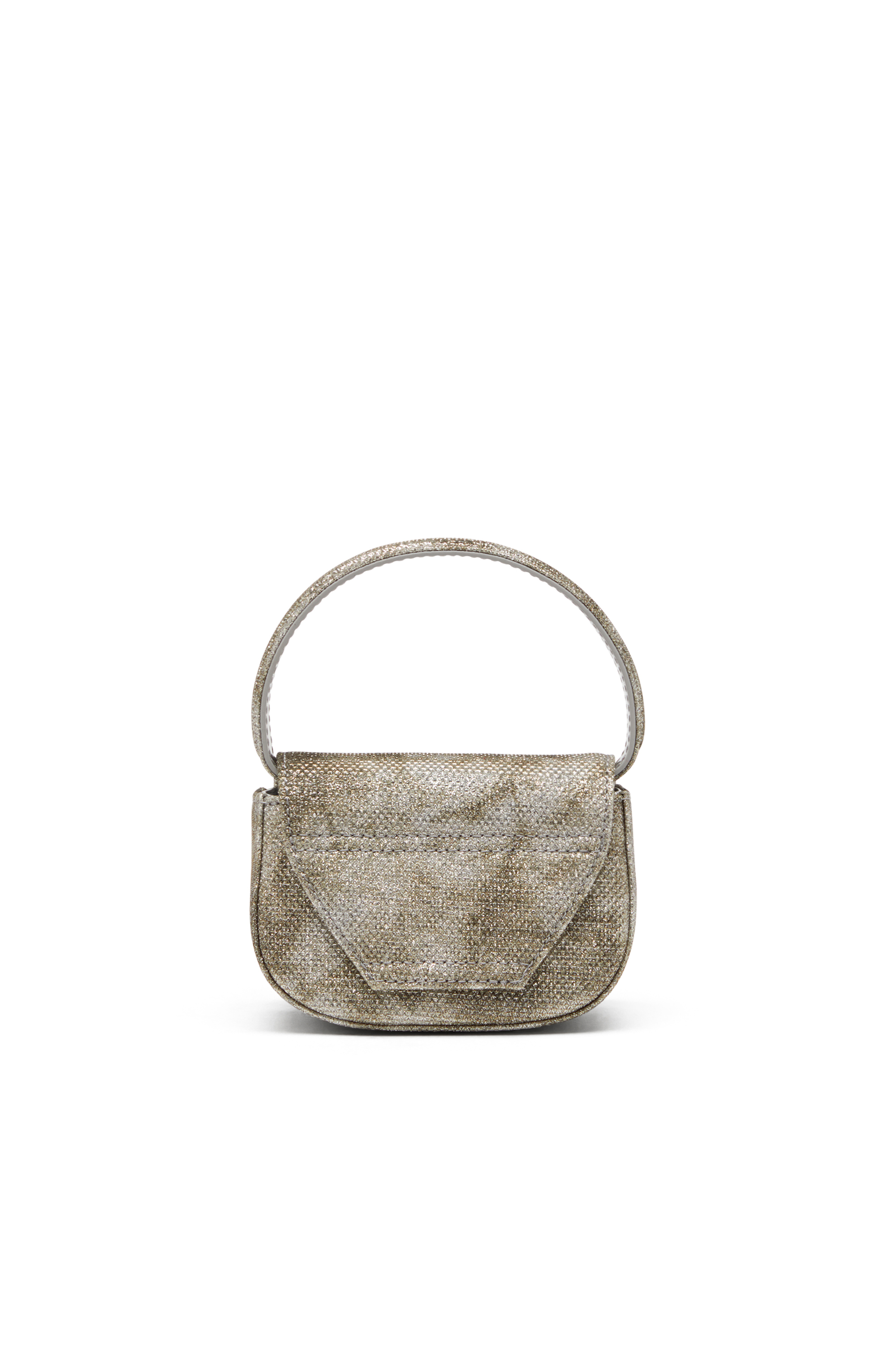 Diesel - 1DR XS, Woman's 1DR Xs-Iconic mini bag in shimmer fabric in Military Green - 2