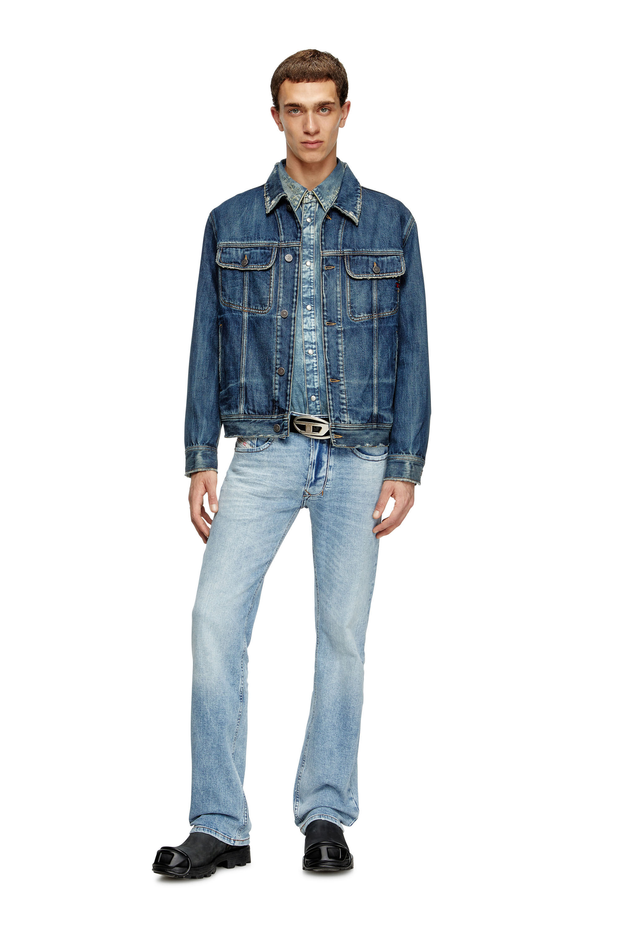 Diesel - Regular Jeans 1985 Larkee 0DBDV Hombre, Azul Claro - 2