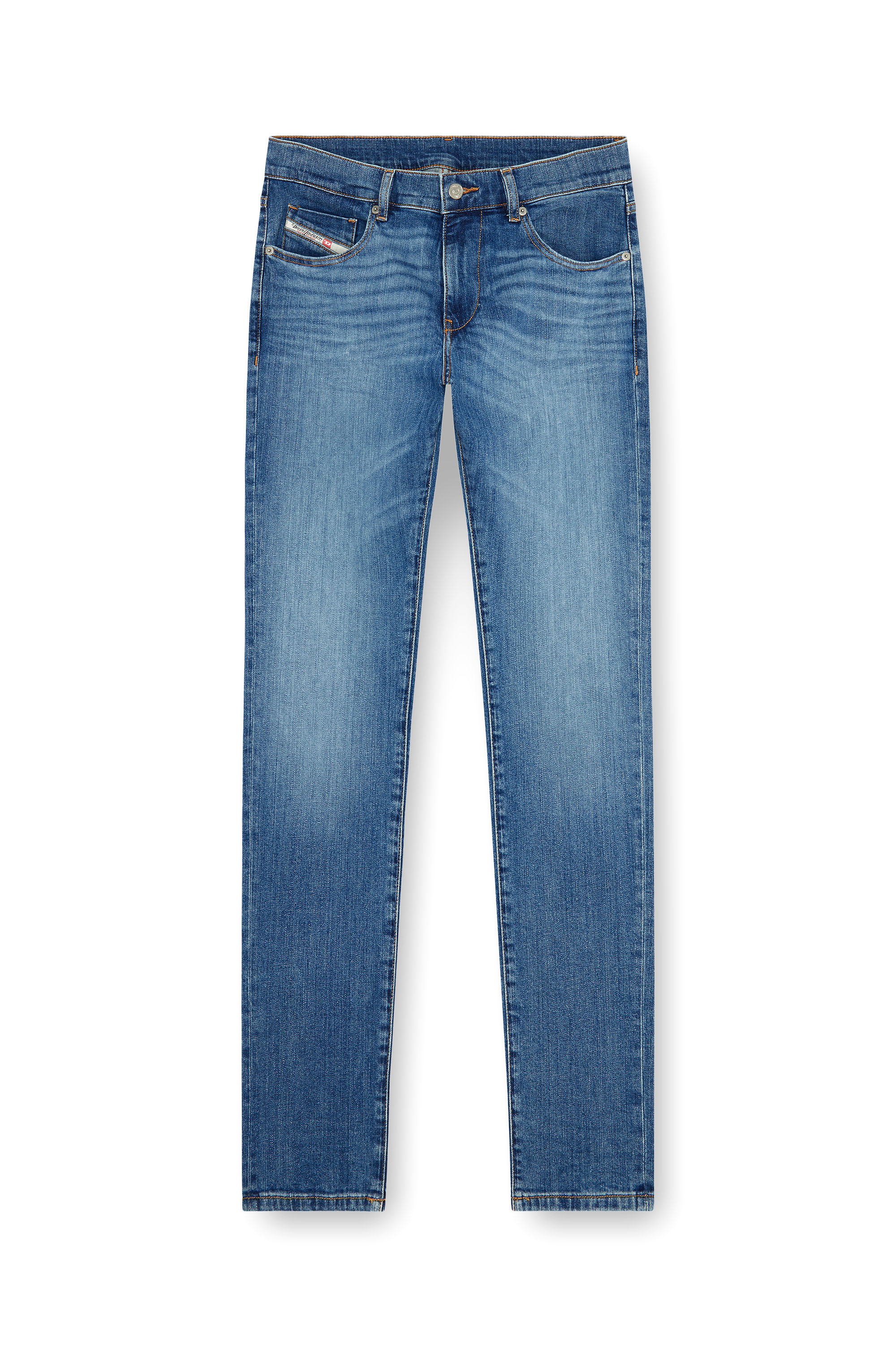 Diesel - Man Slim Jeans 2019 D-Strukt 0KIAL, Light Blue - Image 2