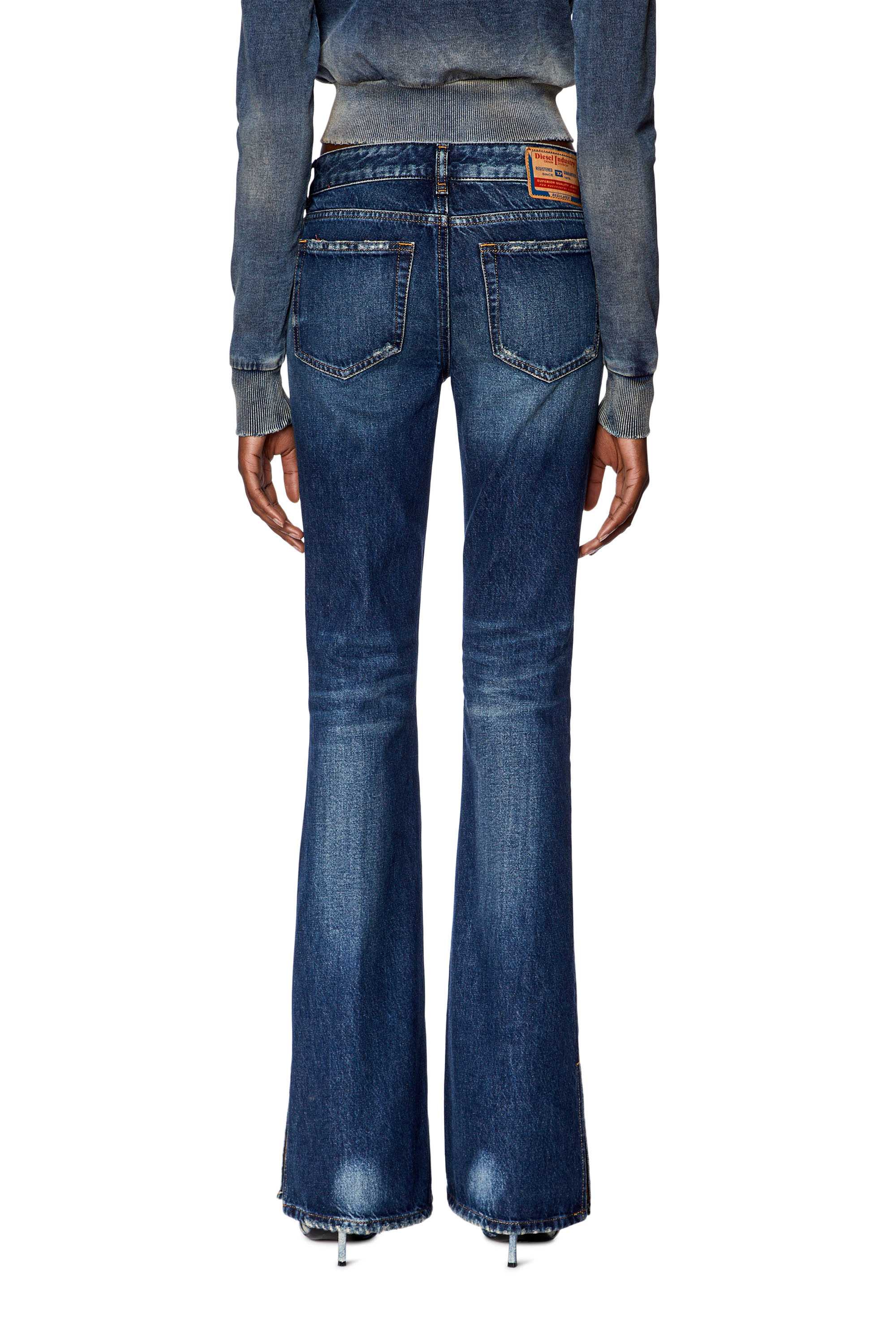 Diesel - Bootcut and Flare Jeans 1969 D-Ebbey 09G92, Azul Oscuro - Image 3