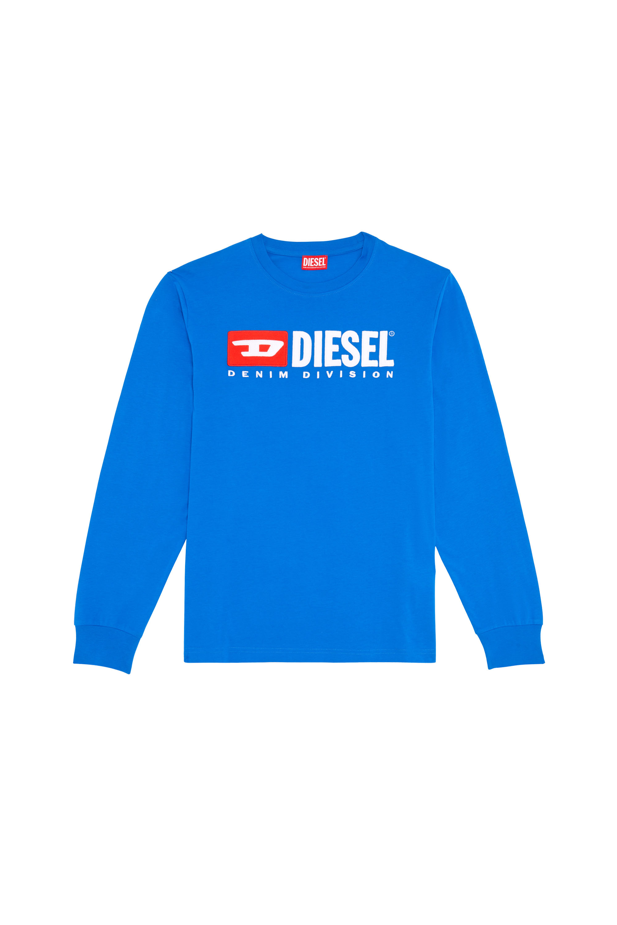 Diesel - T-JUST-LS-DIV, Azul - Image 5