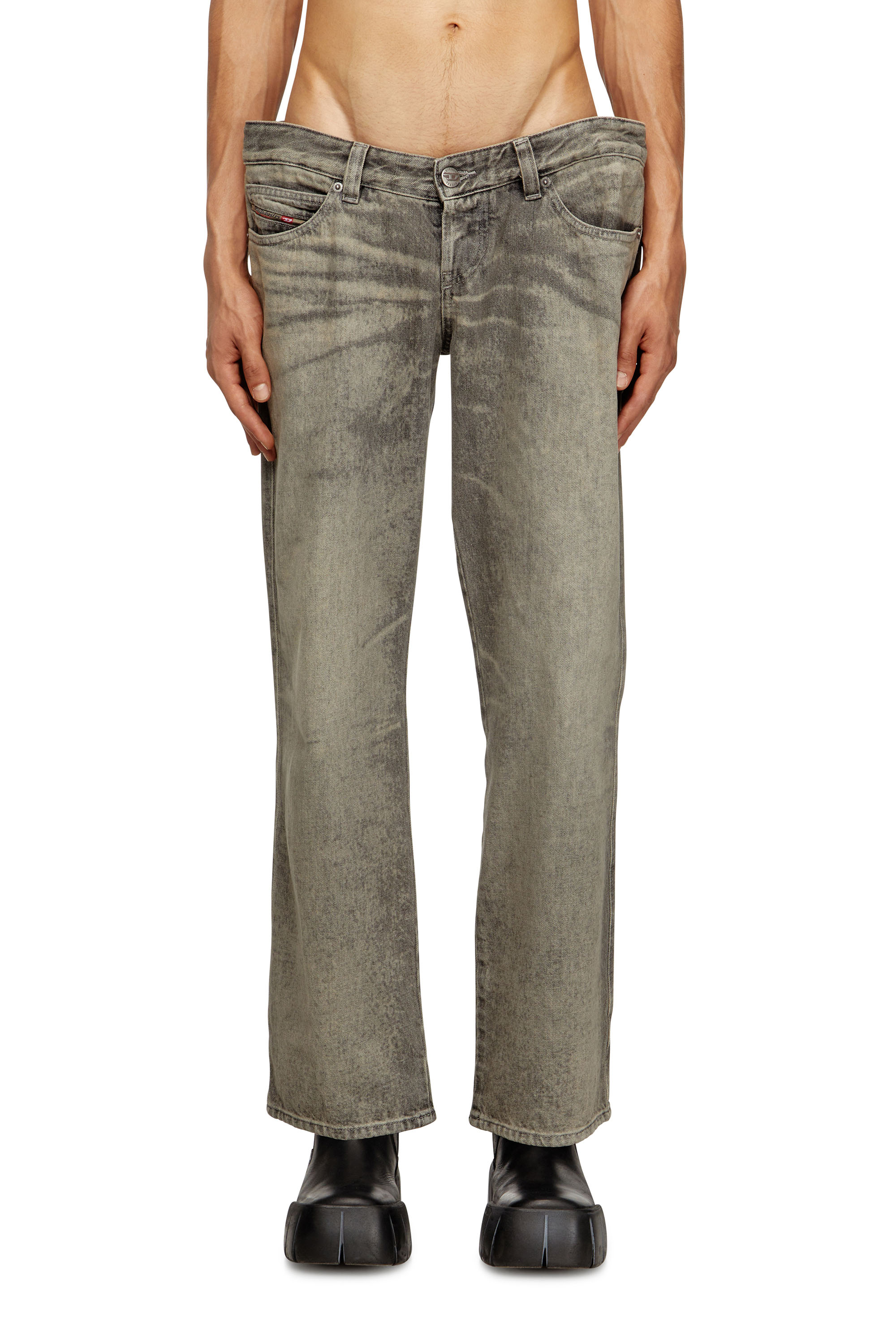 Diesel - Regular Jeans D-Im 007DR Hombre, Gris - 1