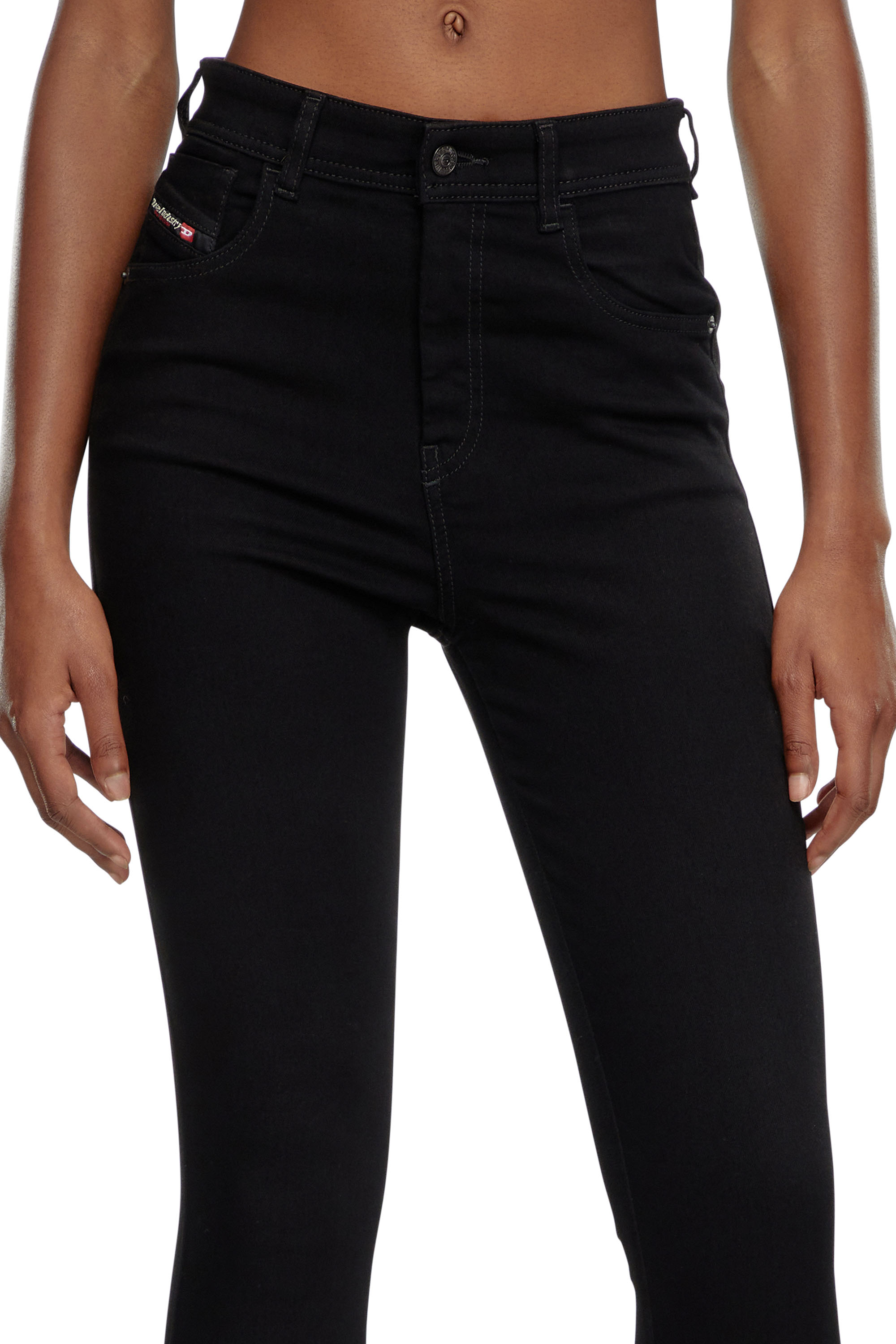 ★DIESEL★ 1984 Slandy High Skinny Denim Pants Black A035980 Diesel 1984 SLANDY - Super Skinny Jeans Black/Denim at