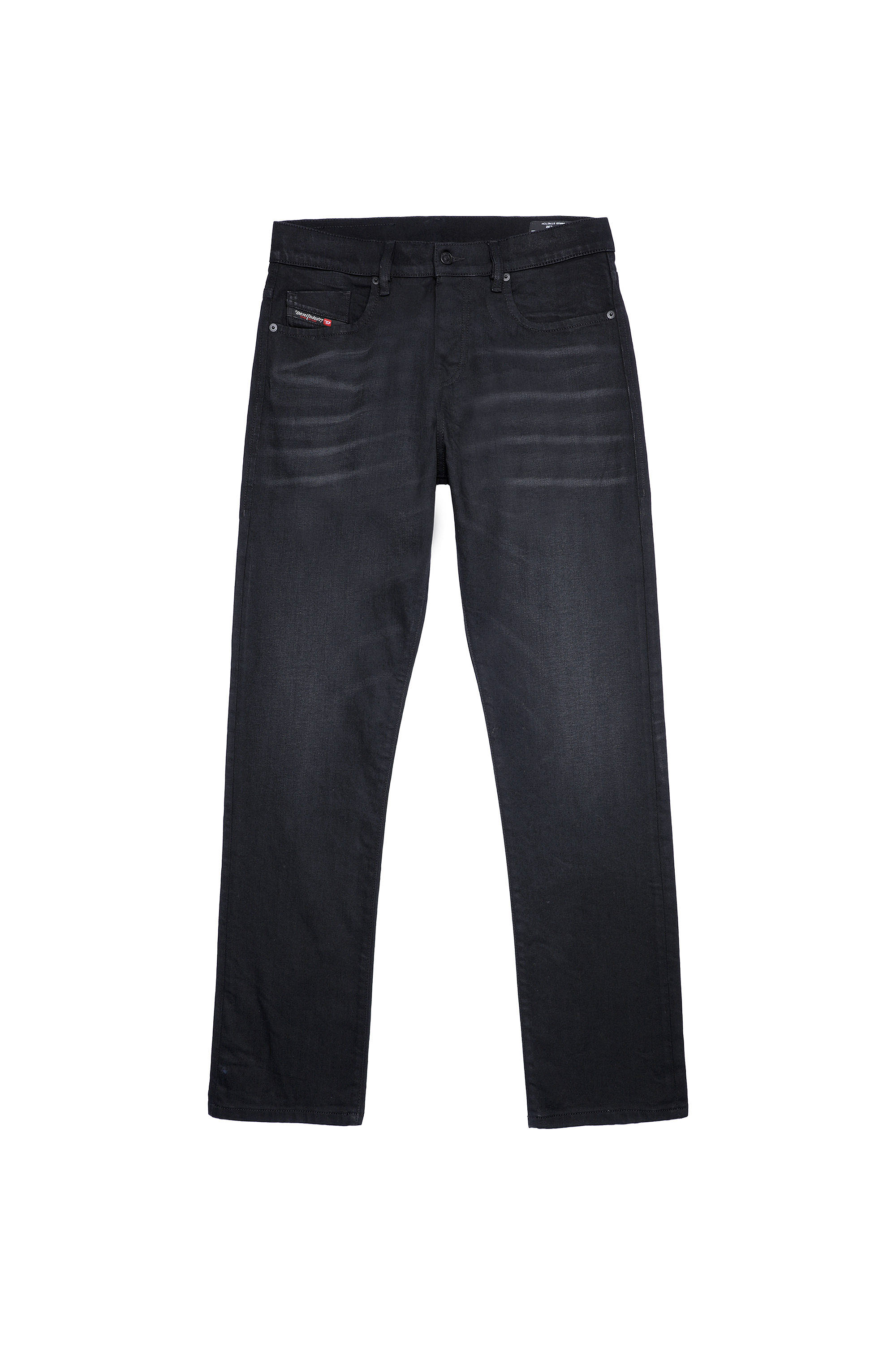 Diesel - 2020 D-VIKER 09A15 Straight Jeans, Negro/Gris oscuro - Image 6