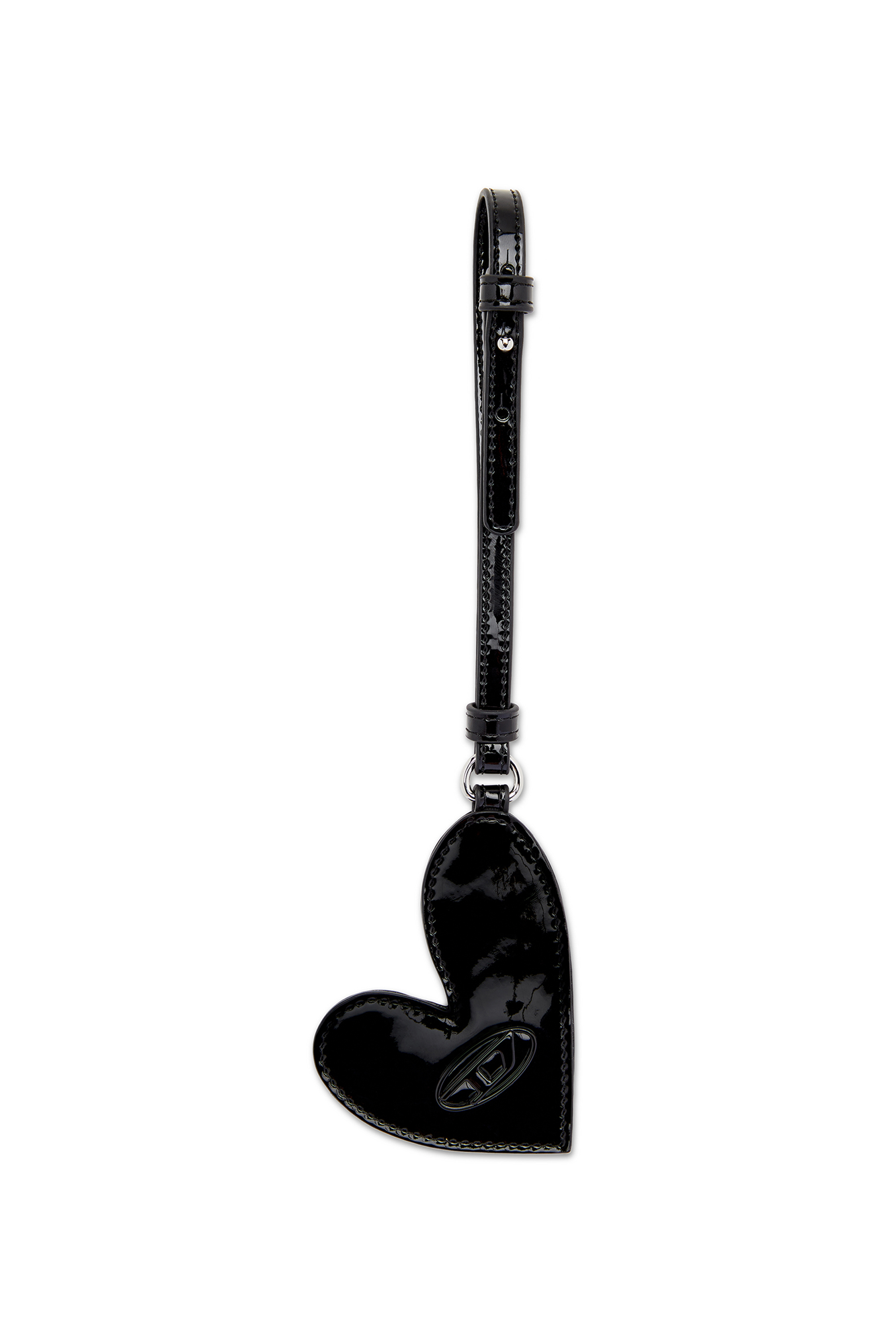 Diesel - PLAY MIRROR, Colgante en forma de espejo con acabado brillante Mujer in Negro - 1