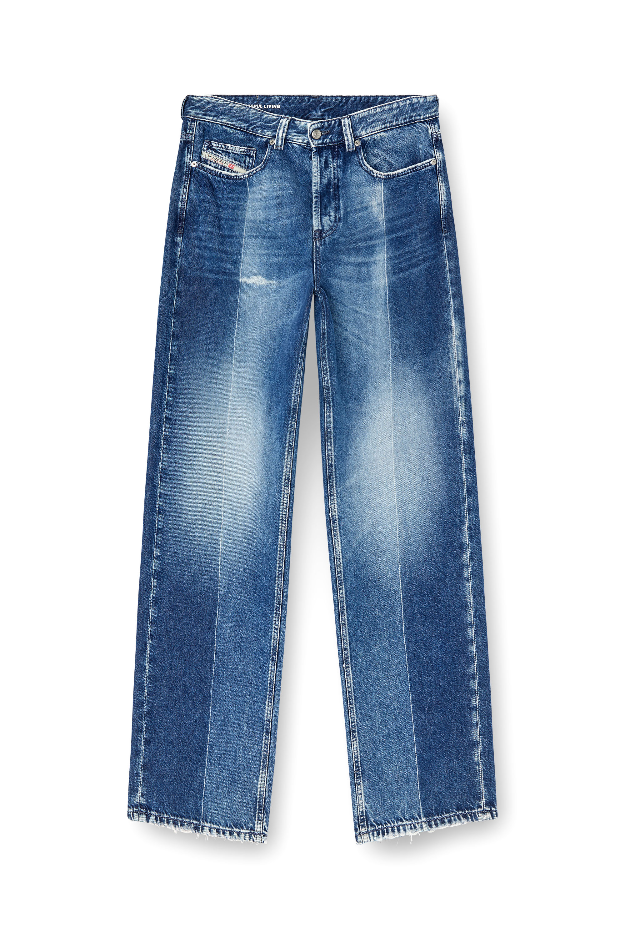 Diesel - Man's Relaxed Jeans 2001 D-Macro 09L48, Medium blue - 1