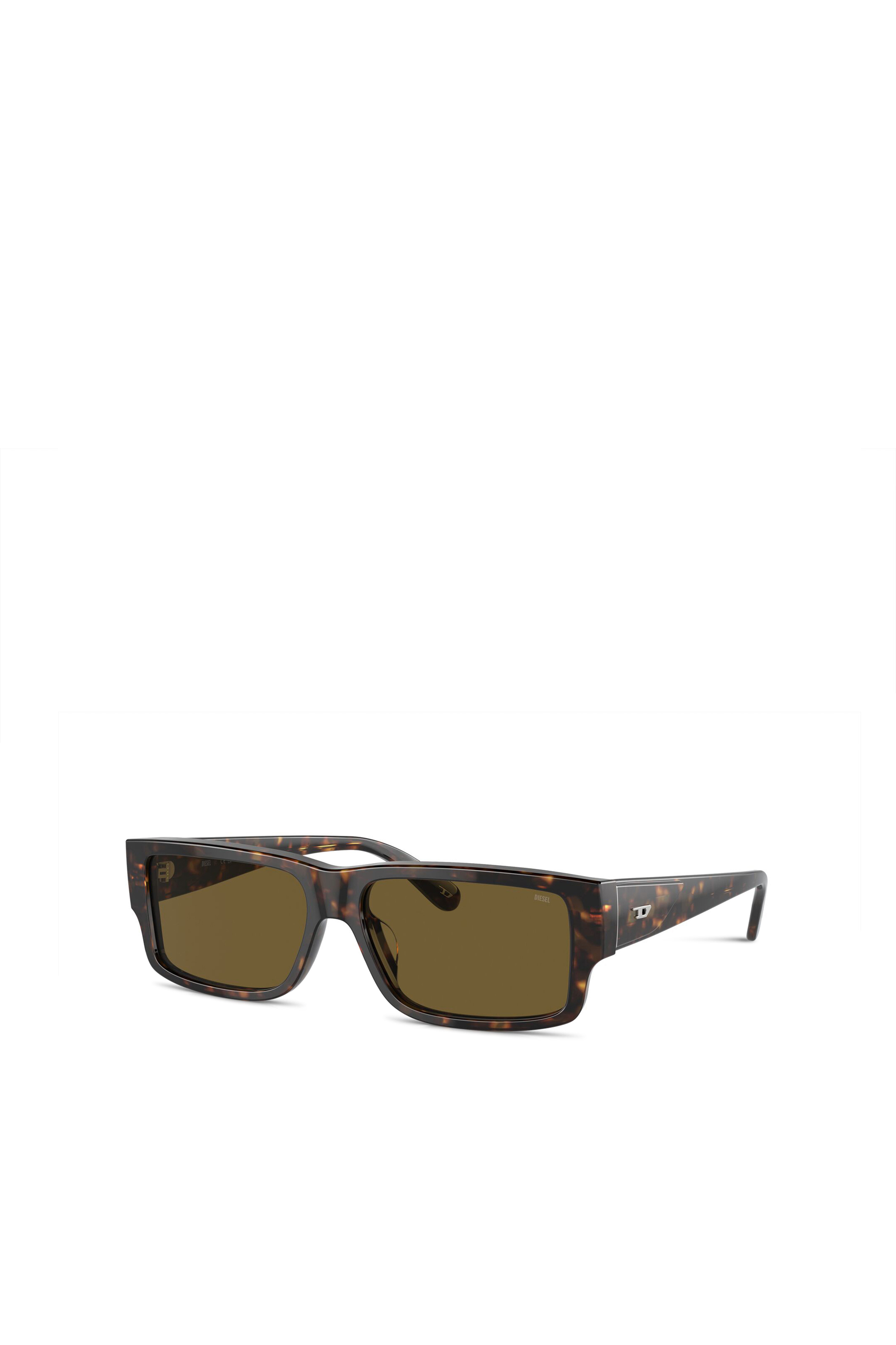 Diesel - 0DL2003 SIZE 57, Gafas rectangulares Hombre in Marrón - 4