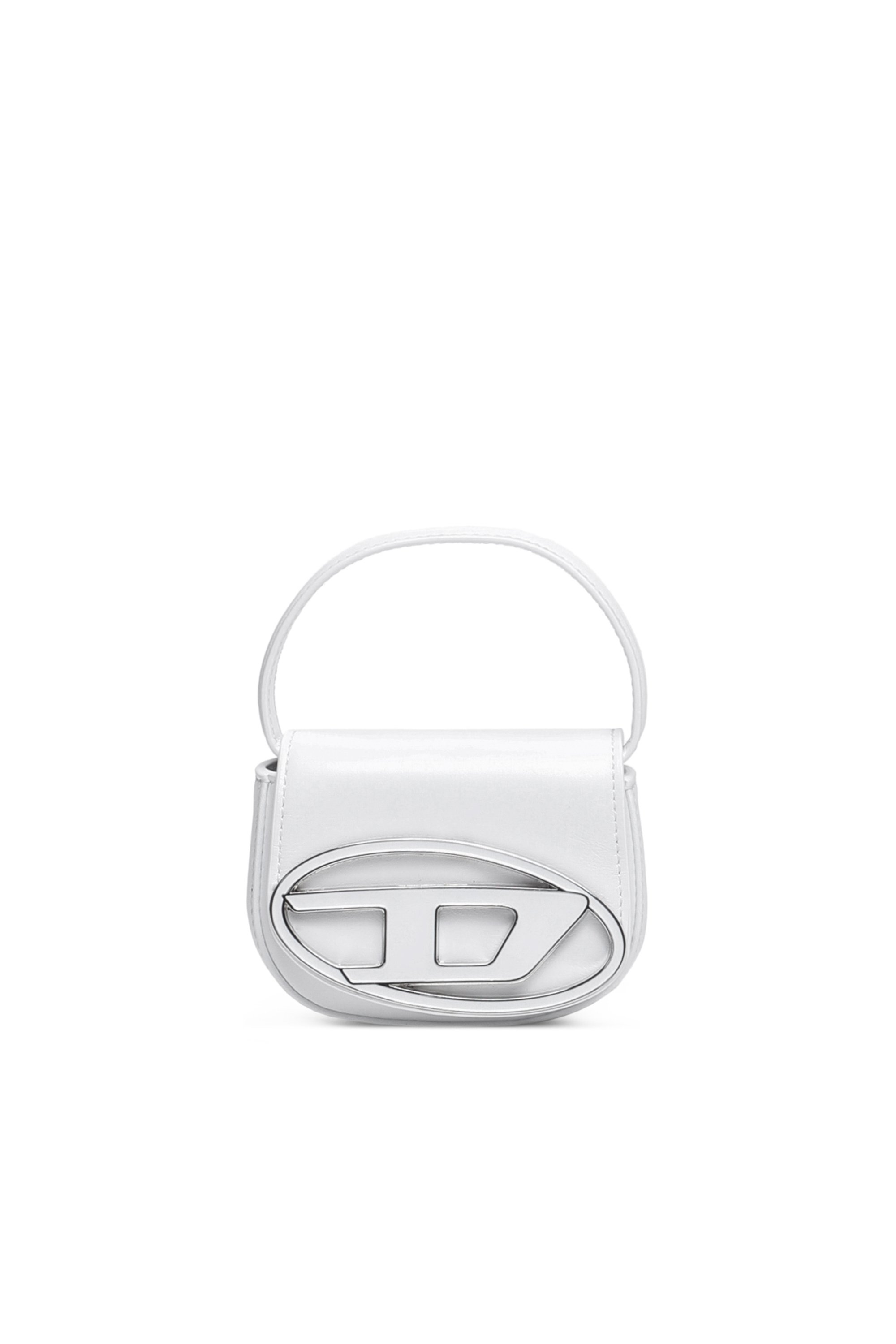 Diesel - 1DR XS, Woman 1DR XS-Iconic mini bag with D logo plaque in White - Image 2