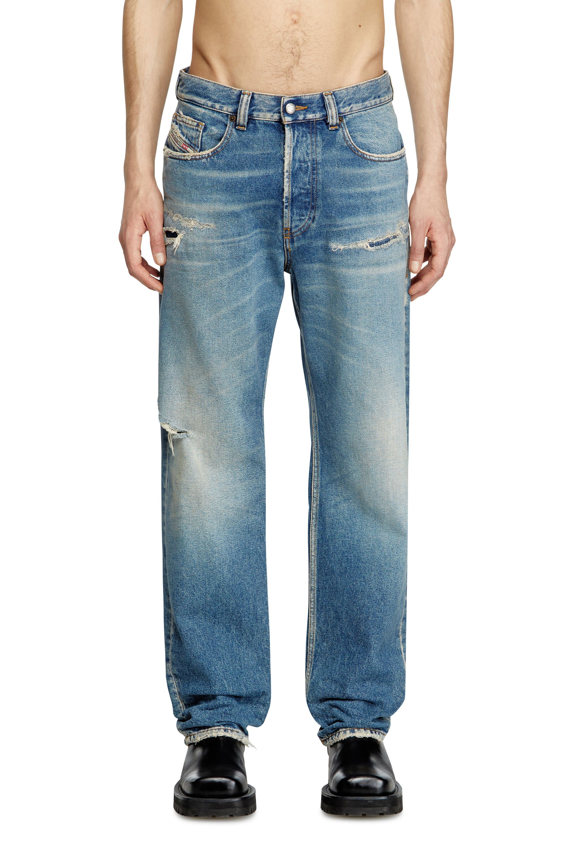 Diesel - Regular Jeans 2010 D-Macs 09L43 Hombre, Azul medio - 2