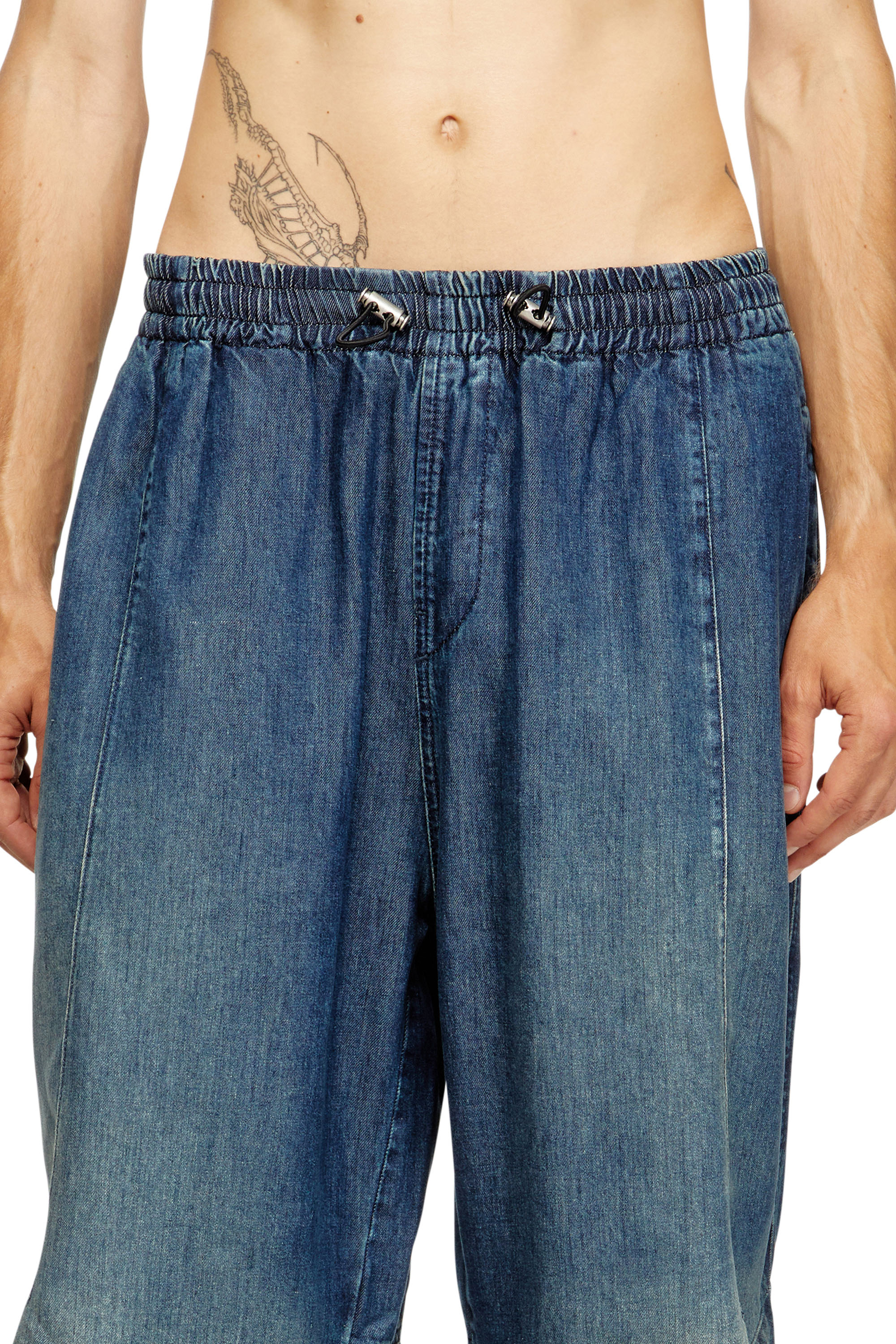 Men's Relaxed Jeans | Dark Blue | Diesel D-Pari