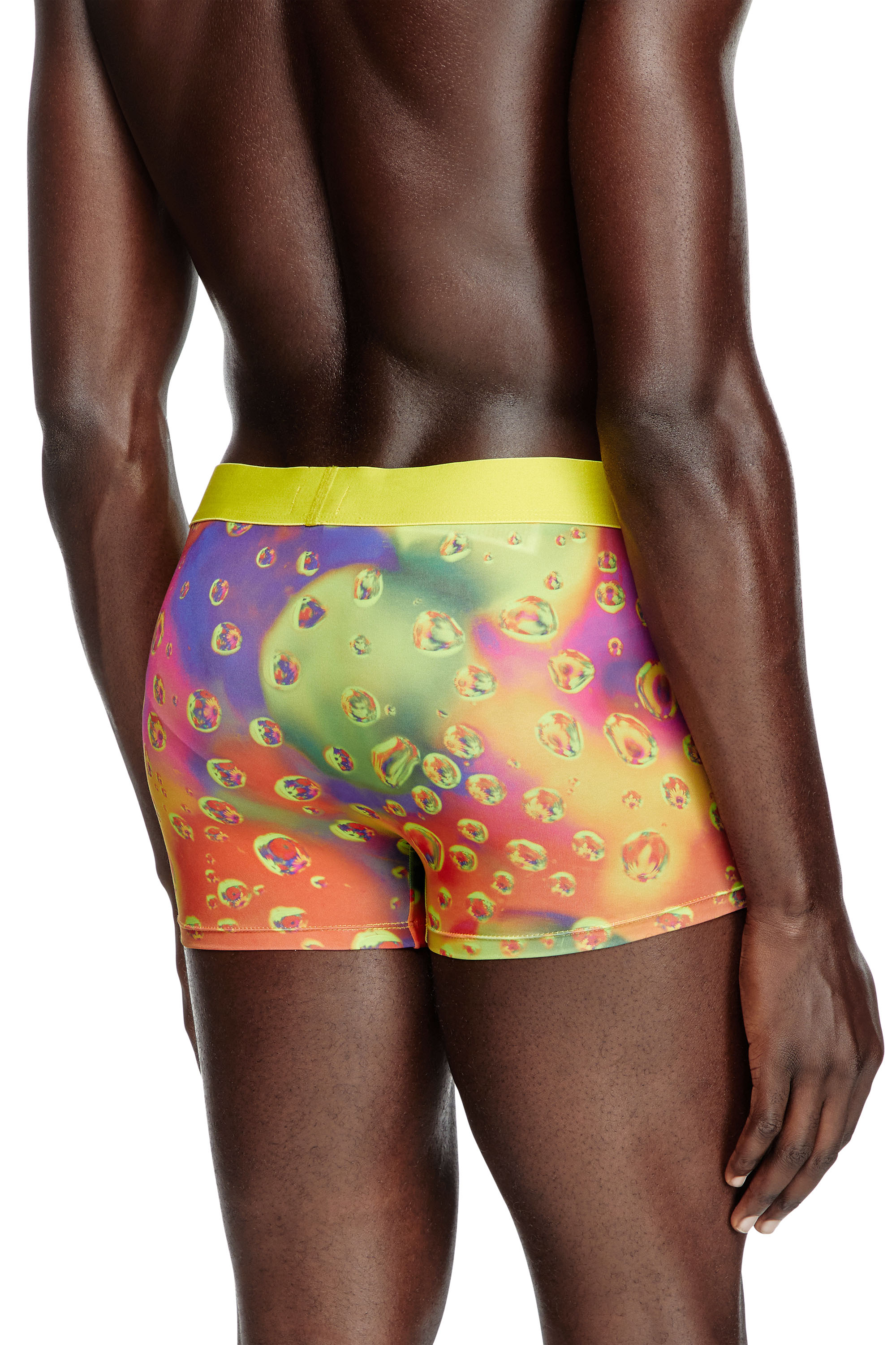 Diesel - DAMIEN-D-POP-40, Man's Boxer briefs with acid rain print in Multicolor - 4