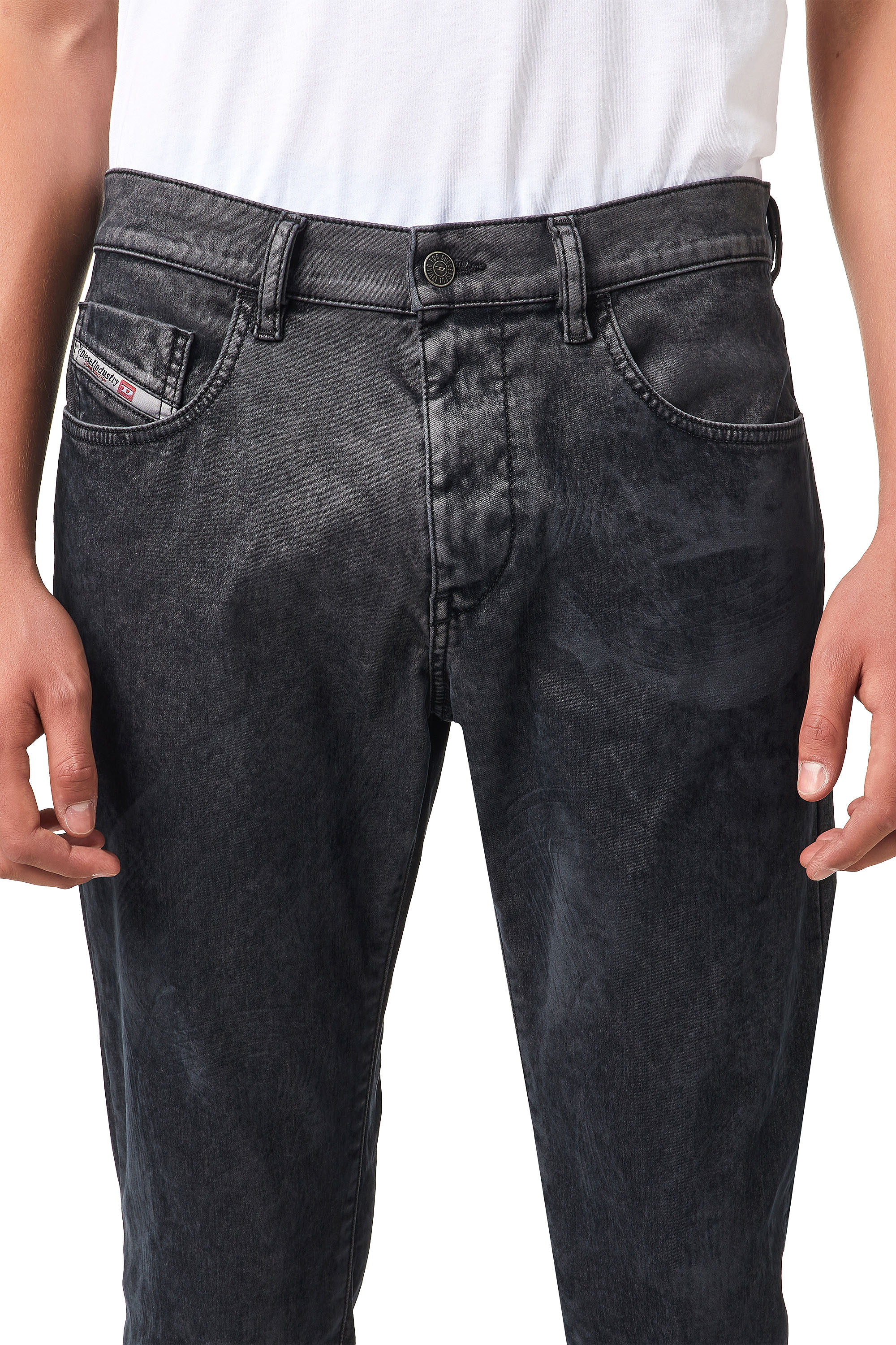 Diesel - D-Strukt Slim JoggJeans® 069YQ, Dark Blue - Image 3