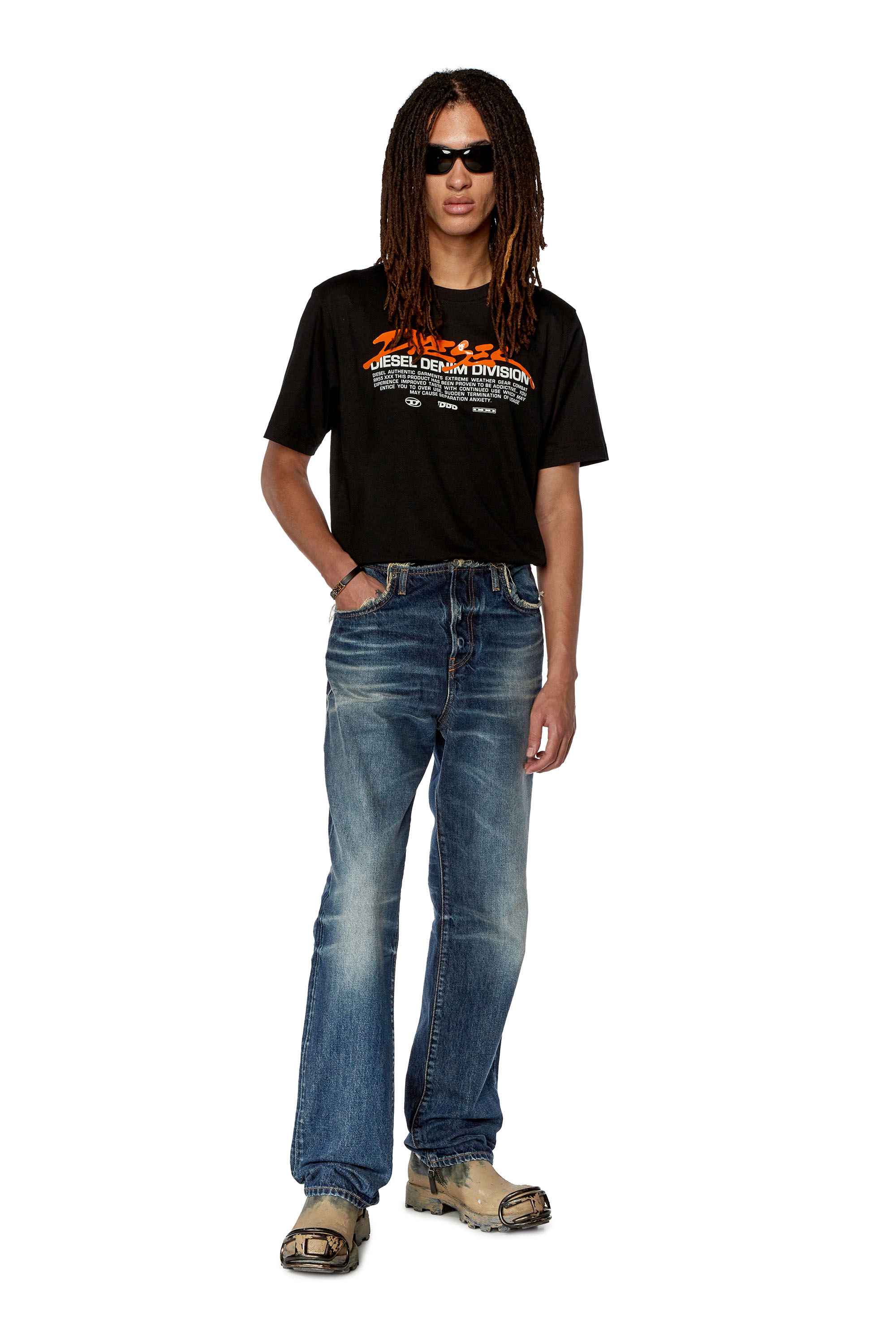 Diesel - T-JUST-L3, Black - Image 4
