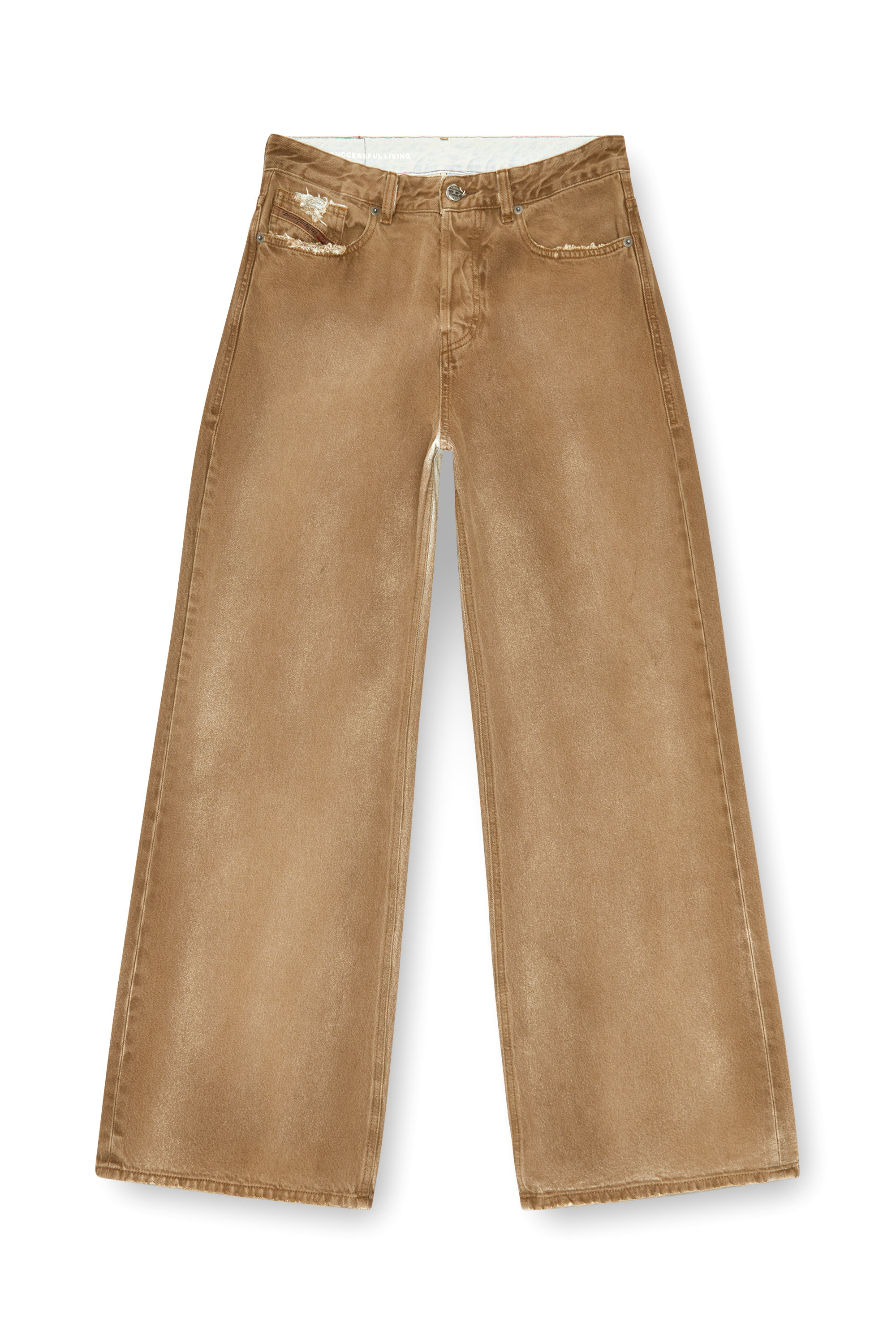 Diesel - Woman's Straight Jeans 1996 D-Sire 09J82, Light Brown - 1