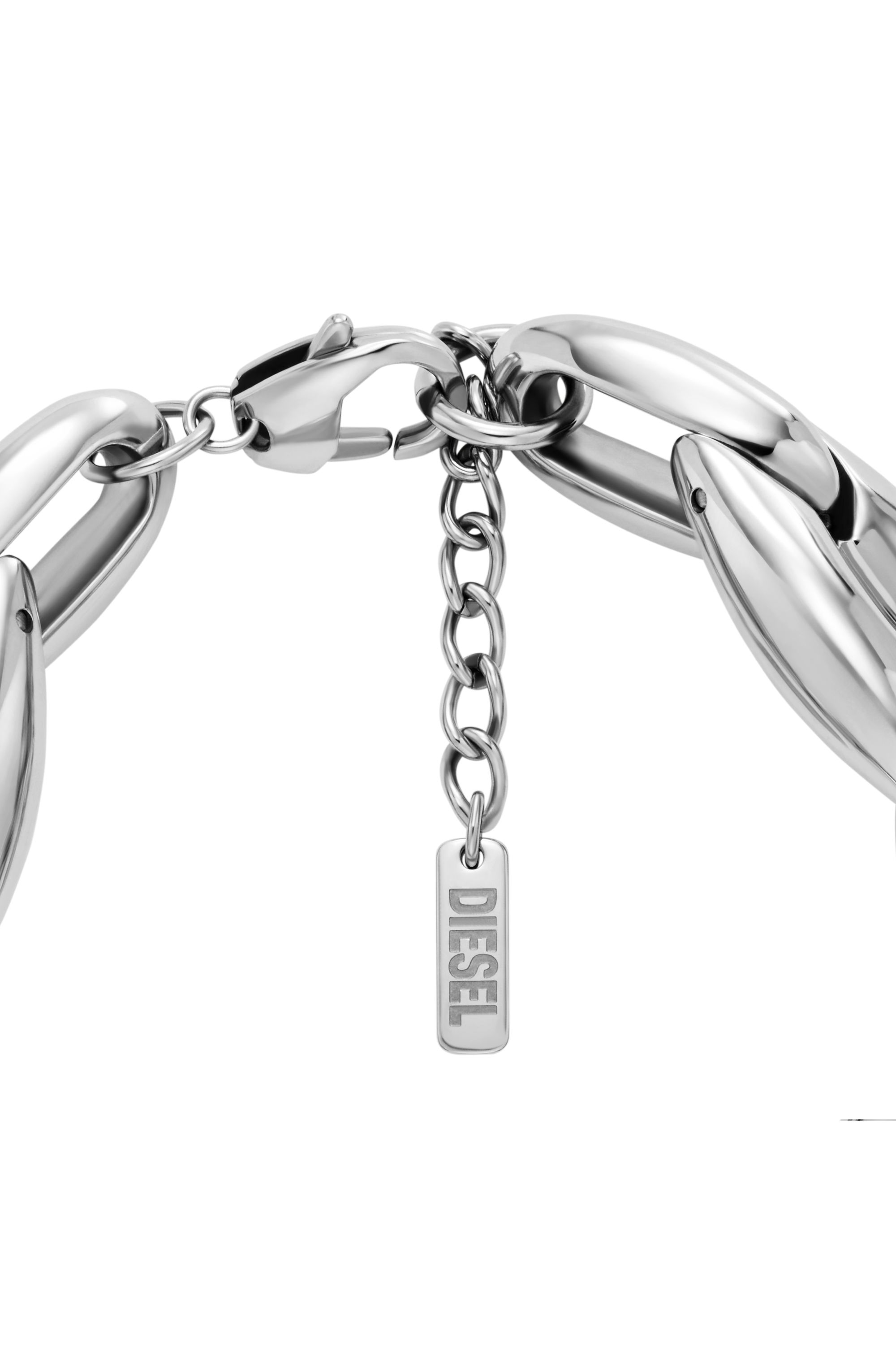 Diesel - DX1585040 JEWEL, Pulsera de cadena de acero inoxidable Unisex in Plateado - 2