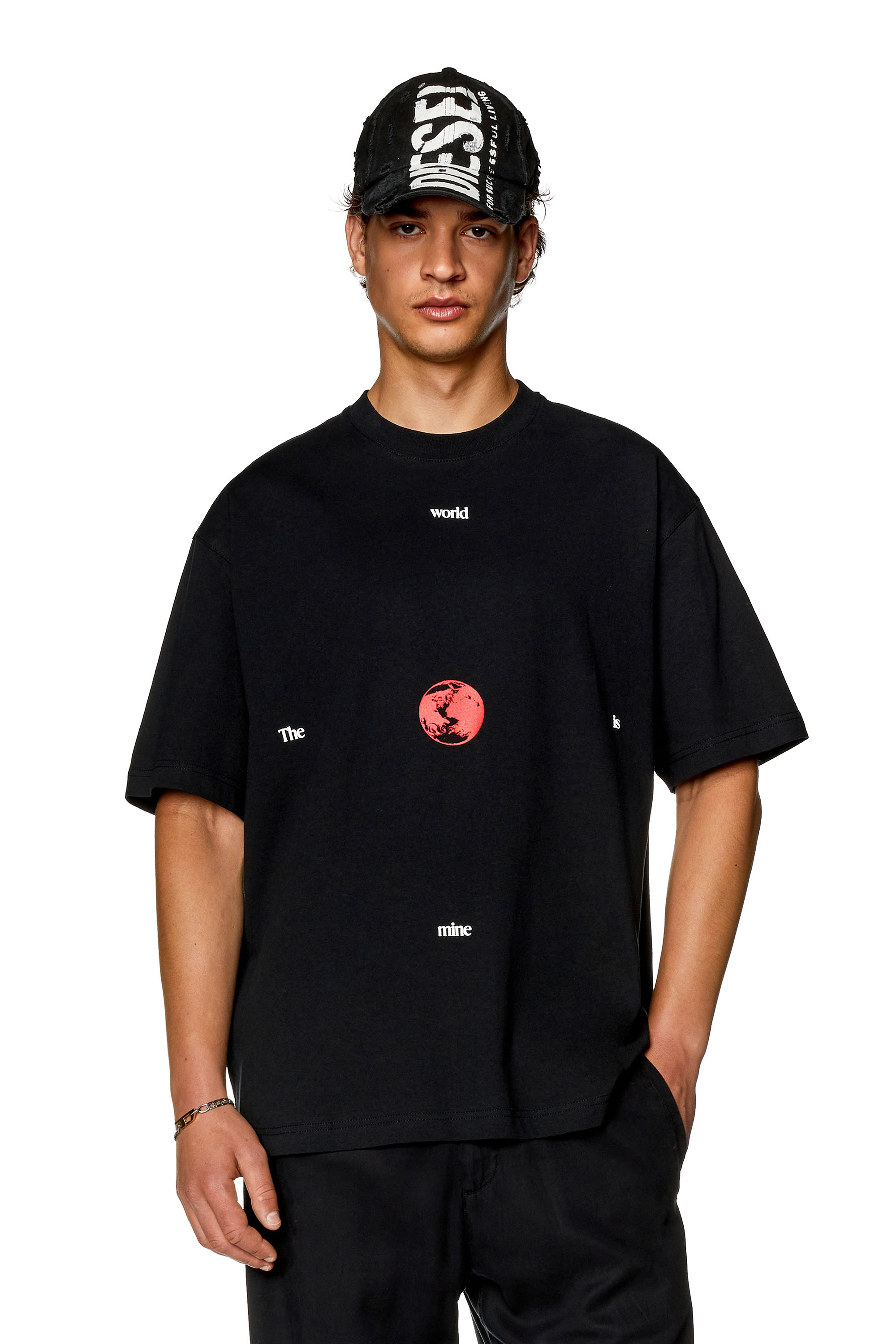 Diesel - T-WASH-L9, Black - Image 1