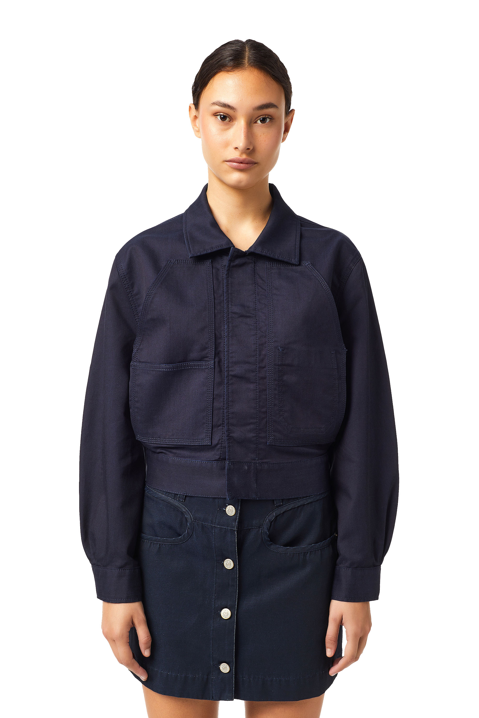 D-MERYL-SP JOGGJEANS, Azul Oscuro - Chaquetas de denim