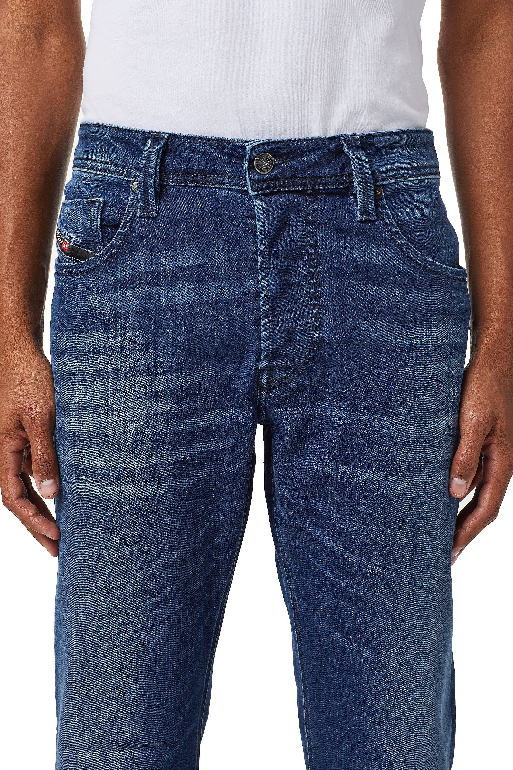 Diesel - Larkee 069SF Straight Jeans, Azul Oscuro - Image 3