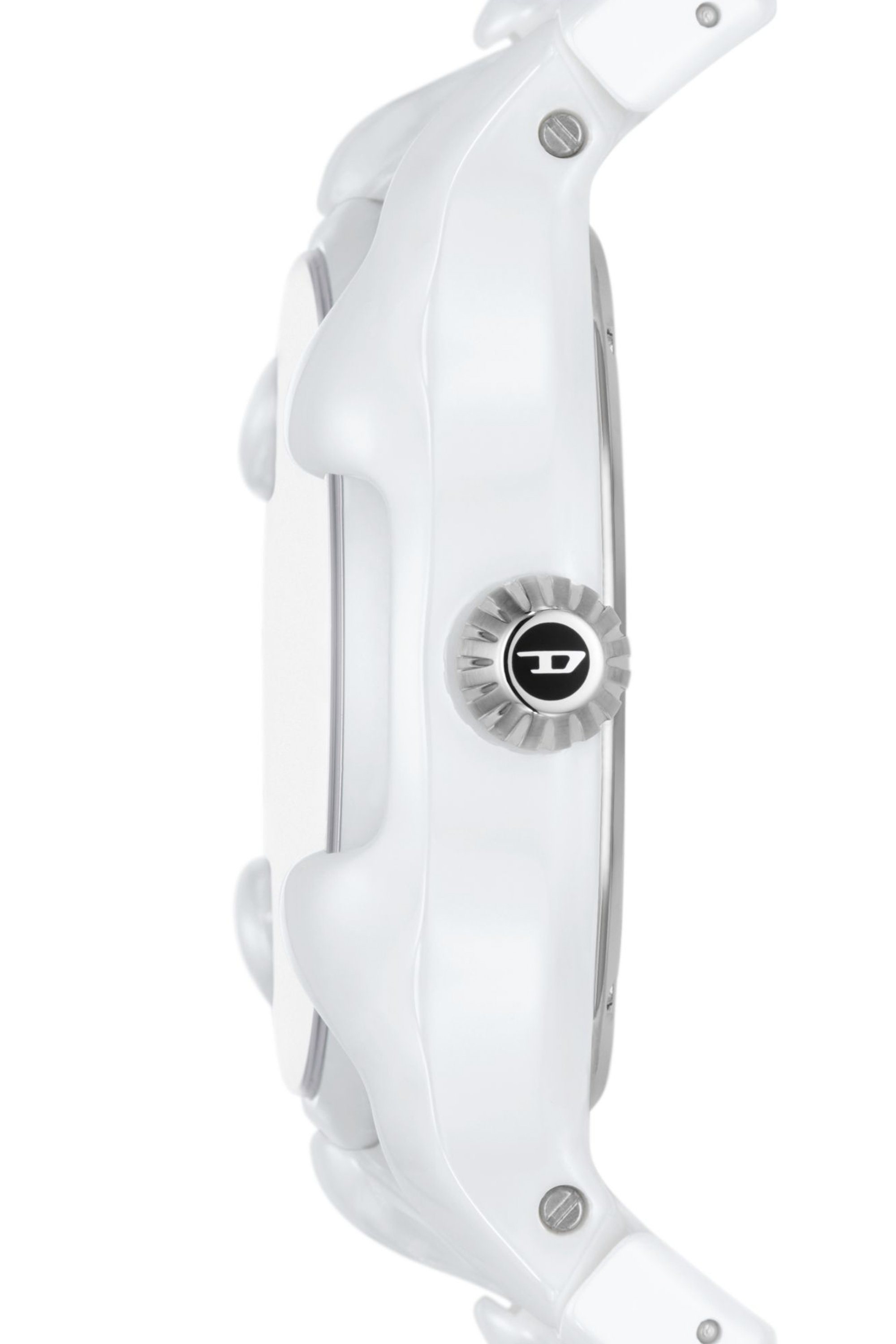 Diesel - DZ2197, Man Vert three-hand date white ceramic watch in White - Image 4