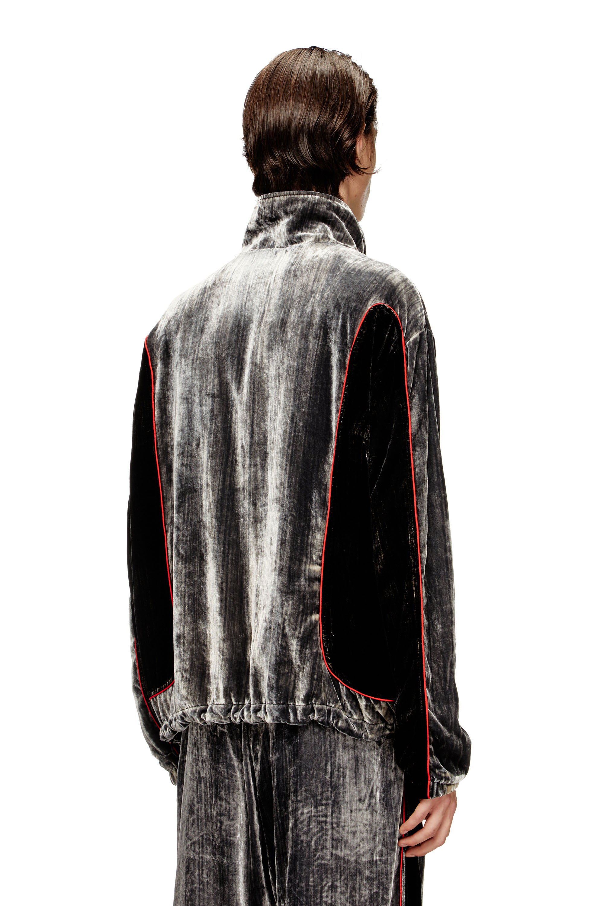 Diesel - J-HAY, Chaqueta deportiva de terciopelo tratado Hombre in ToBeDefined - 3