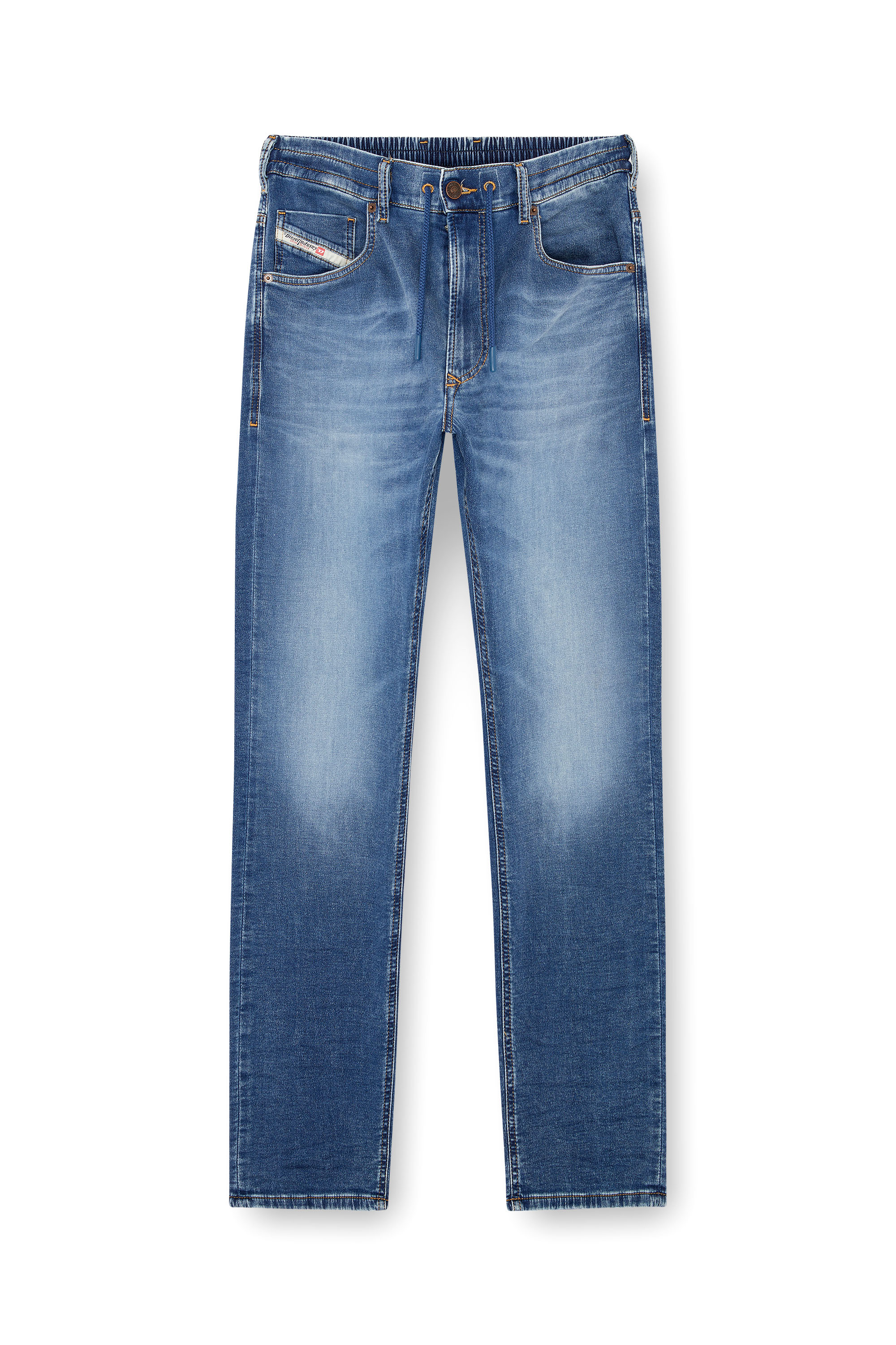 Diesel - Man's Tapered 2030 D-Krooley Joggjeans® 068HY, Medium blue - 3