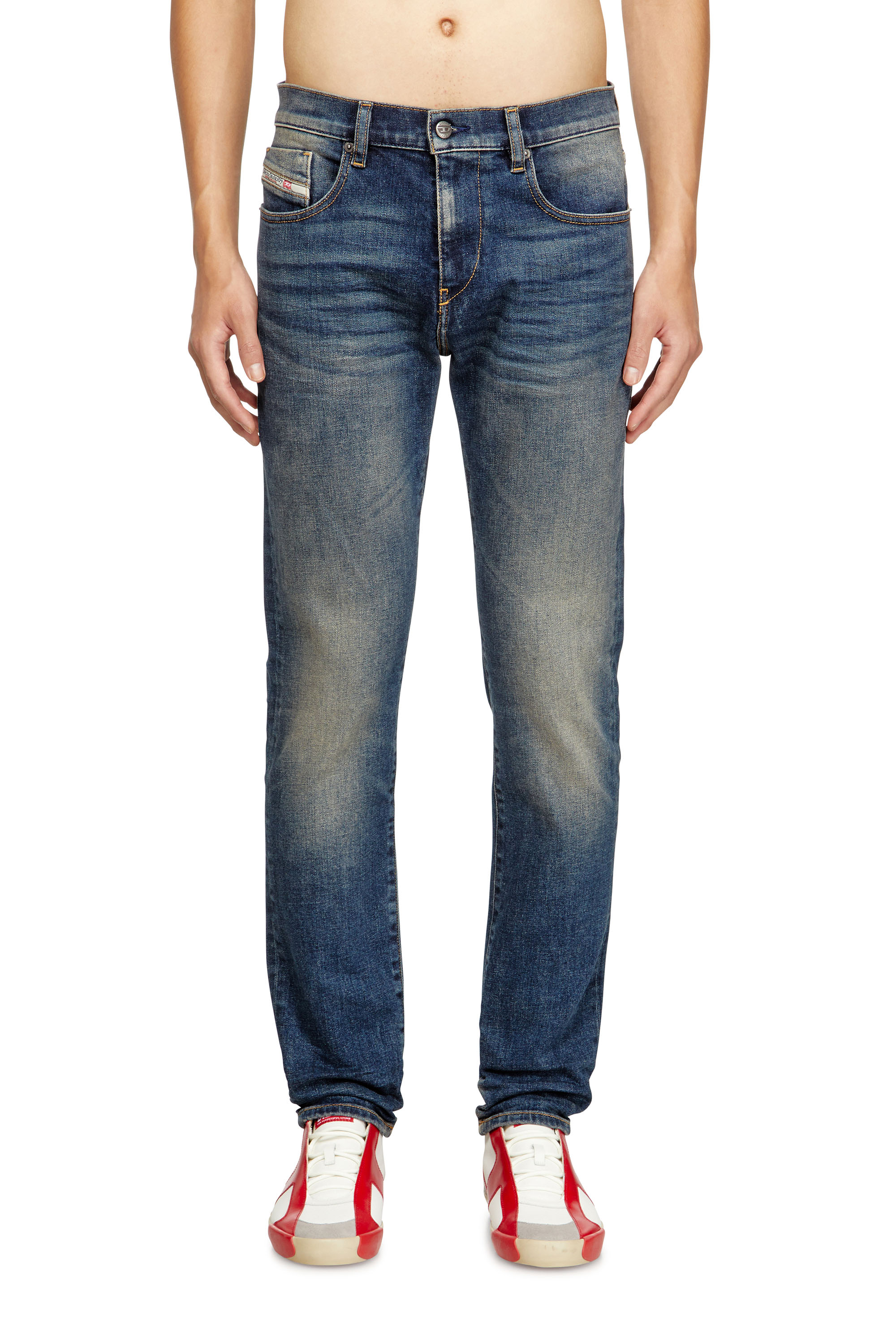 Diesel - Slim Jeans 2019 D-Strukt 09M16 Hombre, Azul Oscuro - 1