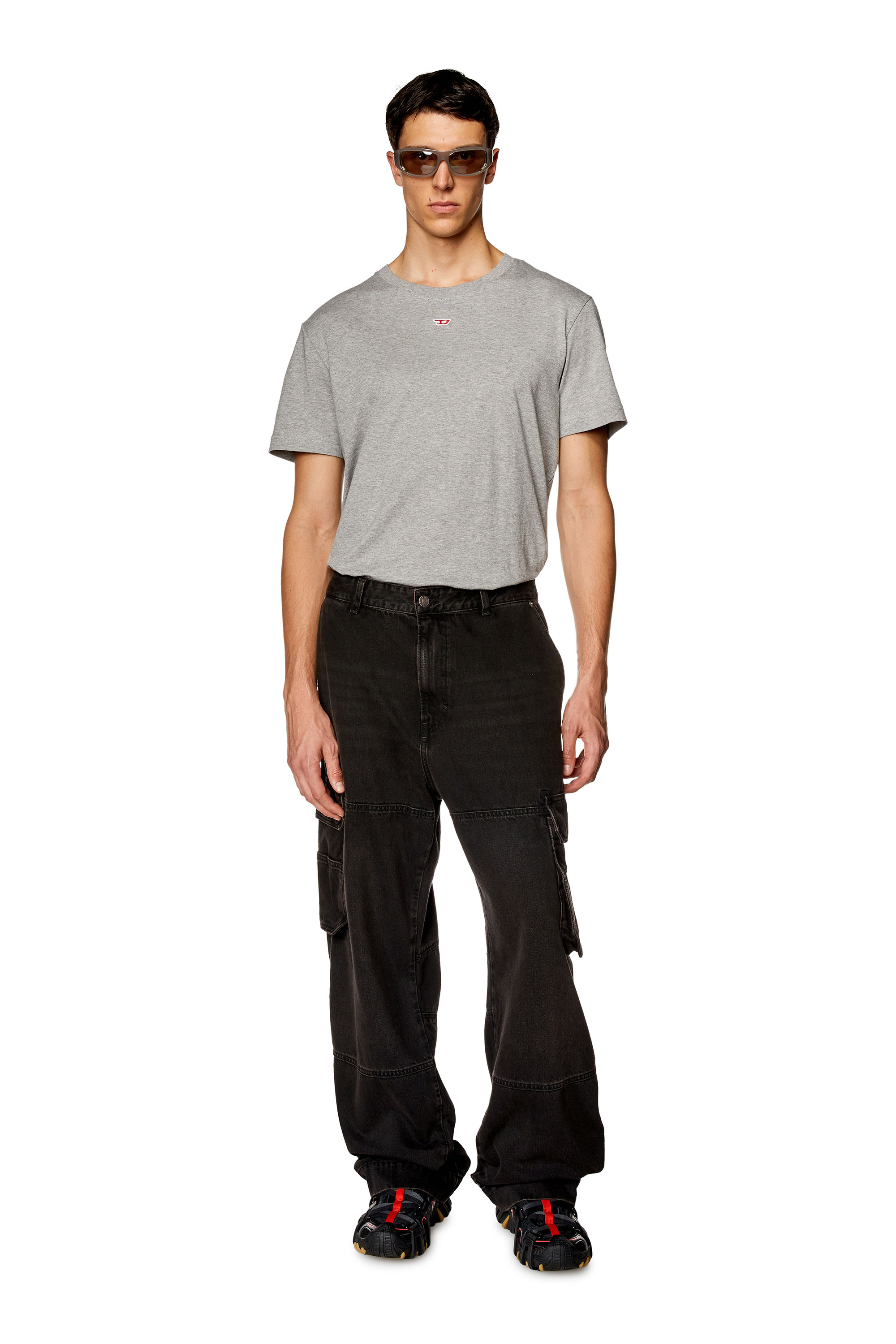 Diesel - Straight Jeans D-Fish 0KIAG, Hombre Straight Jeans - D-Fish in Negro - Image 2