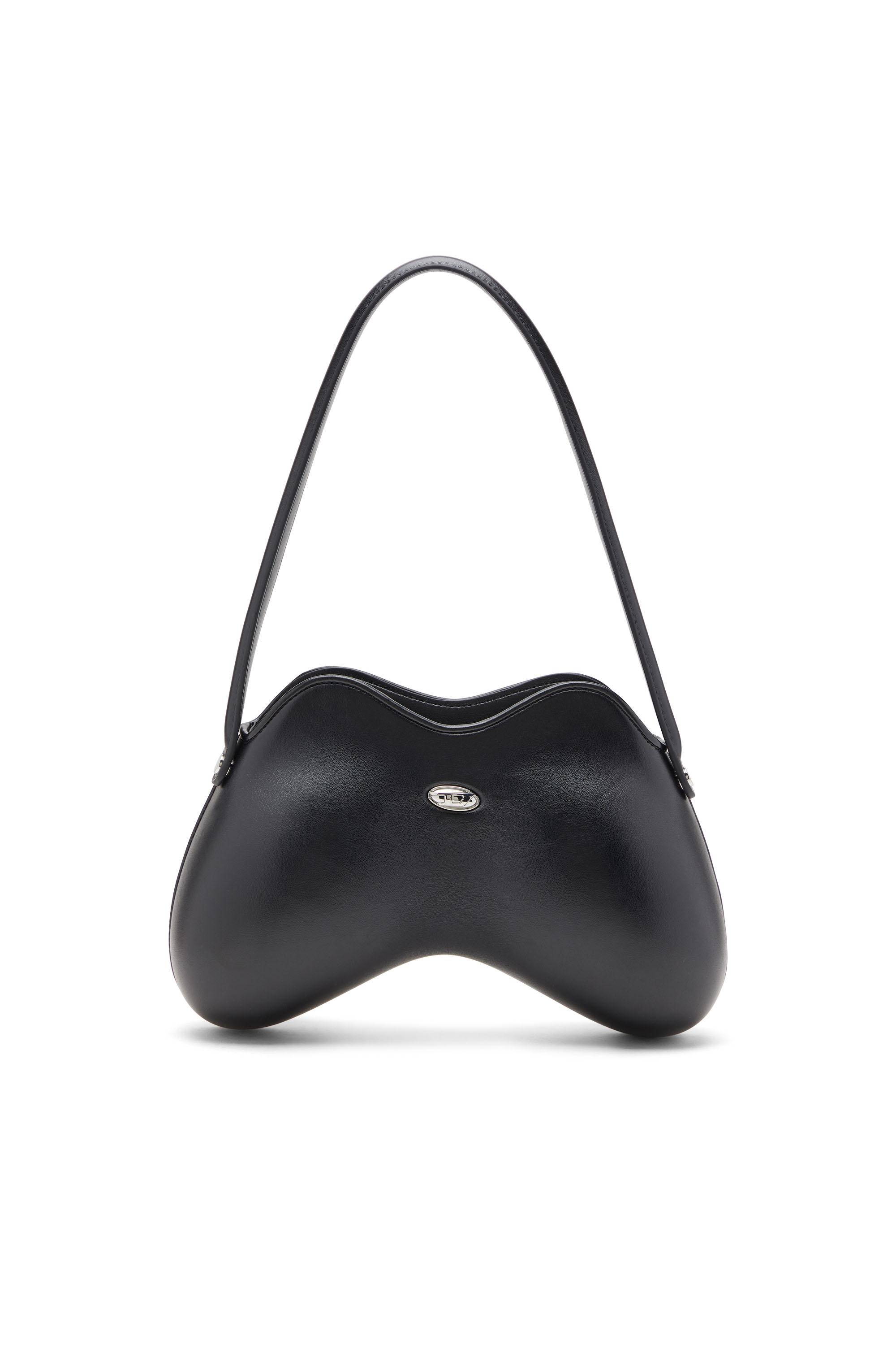 Diesel - DOUBLE-D SHOULDER, Woman's Double-D-Shoulder bag in PU in Black - 1