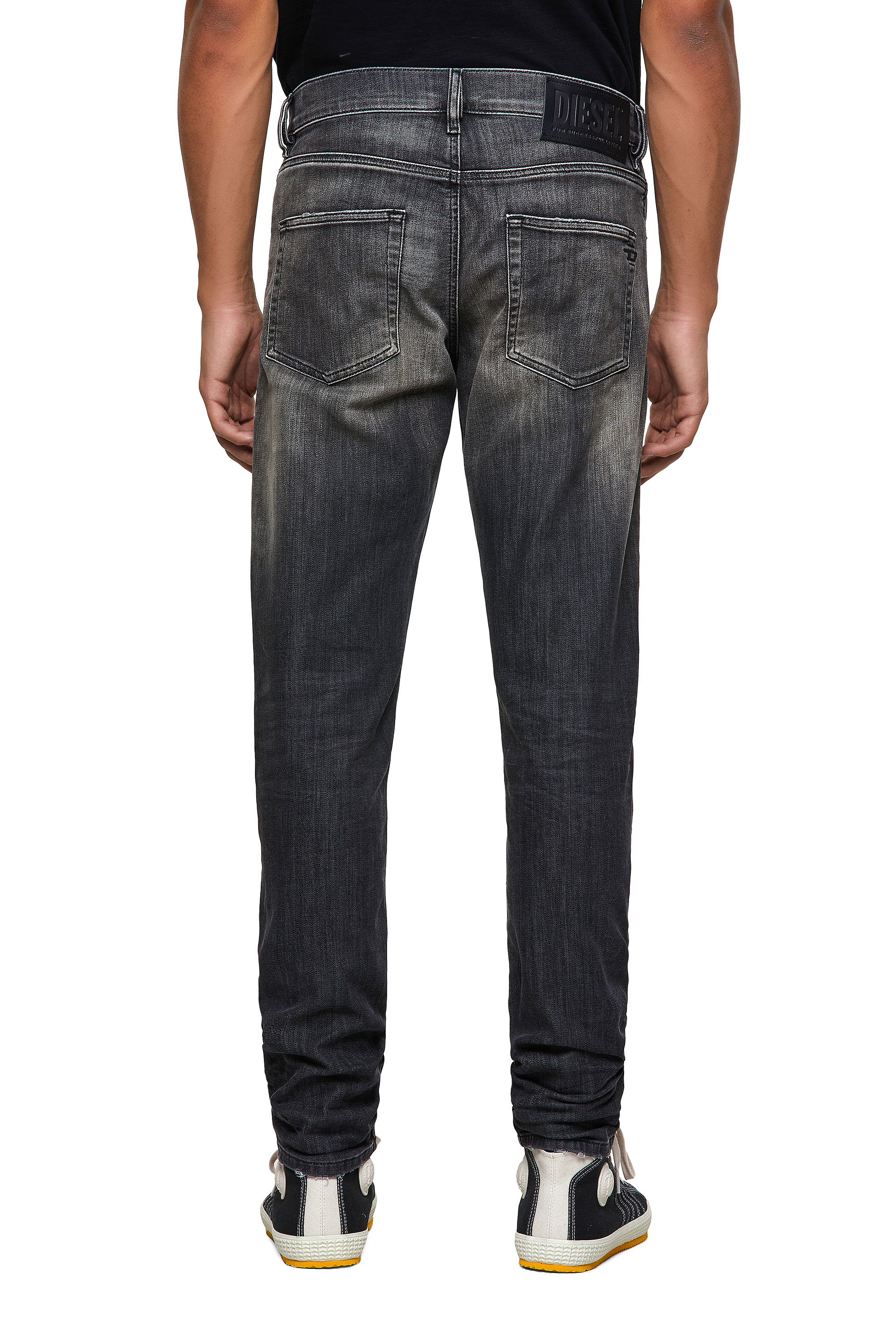 Diesel - D-Strukt Slim JoggJeans® 09B54, Black/Dark Grey - Image 2