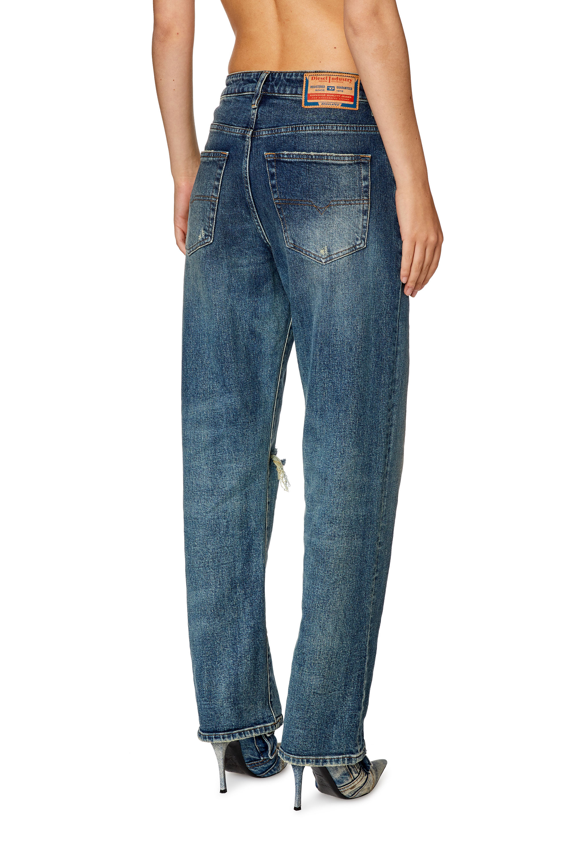 Diesel - Straight Jeans 1999 D-Reggy 007M5, Azul Oscuro - Image 3