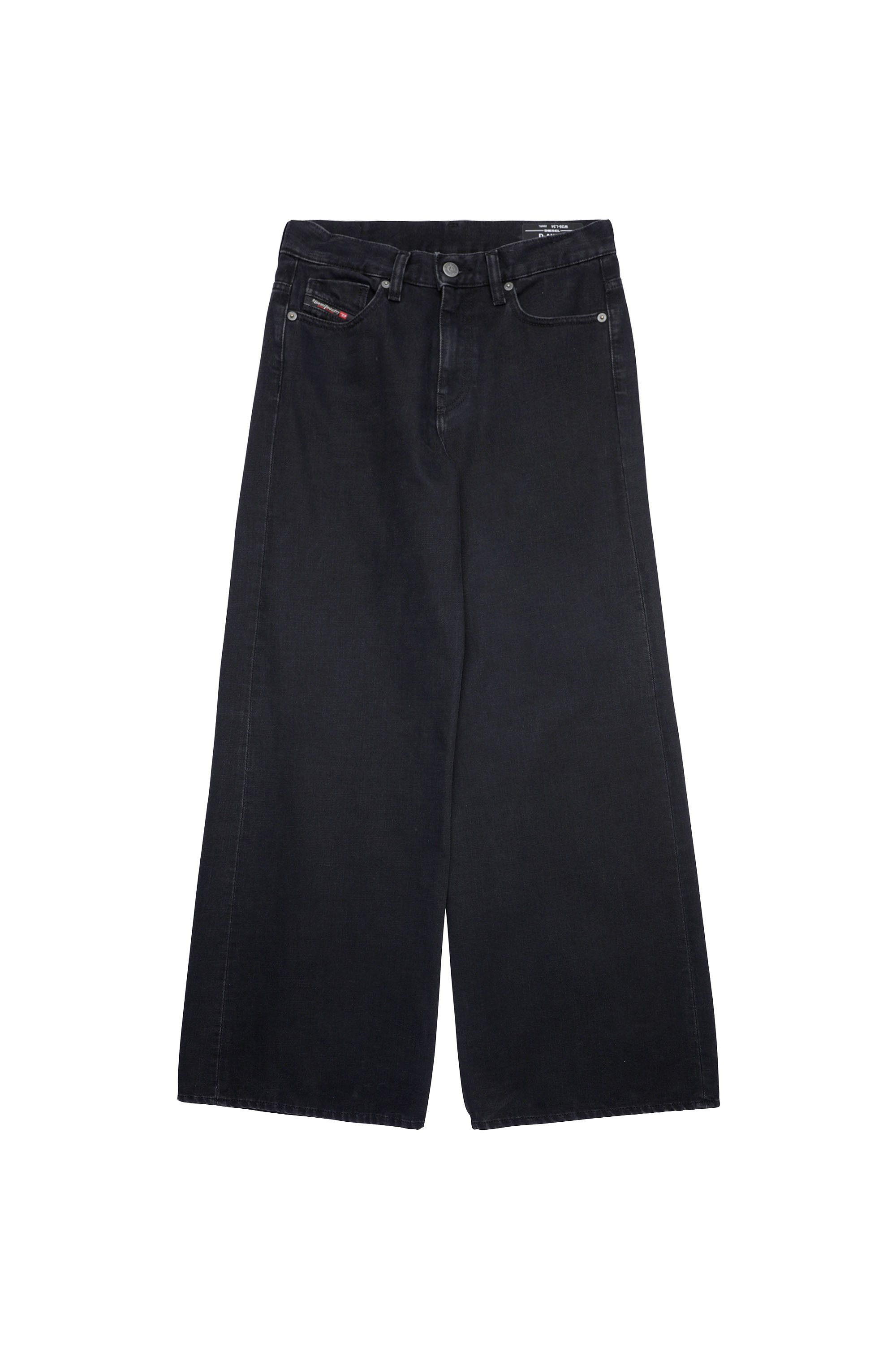 Diesel - D-Akemi Bootcut Jeans Z09RL, Black/Dark Grey - Image 8