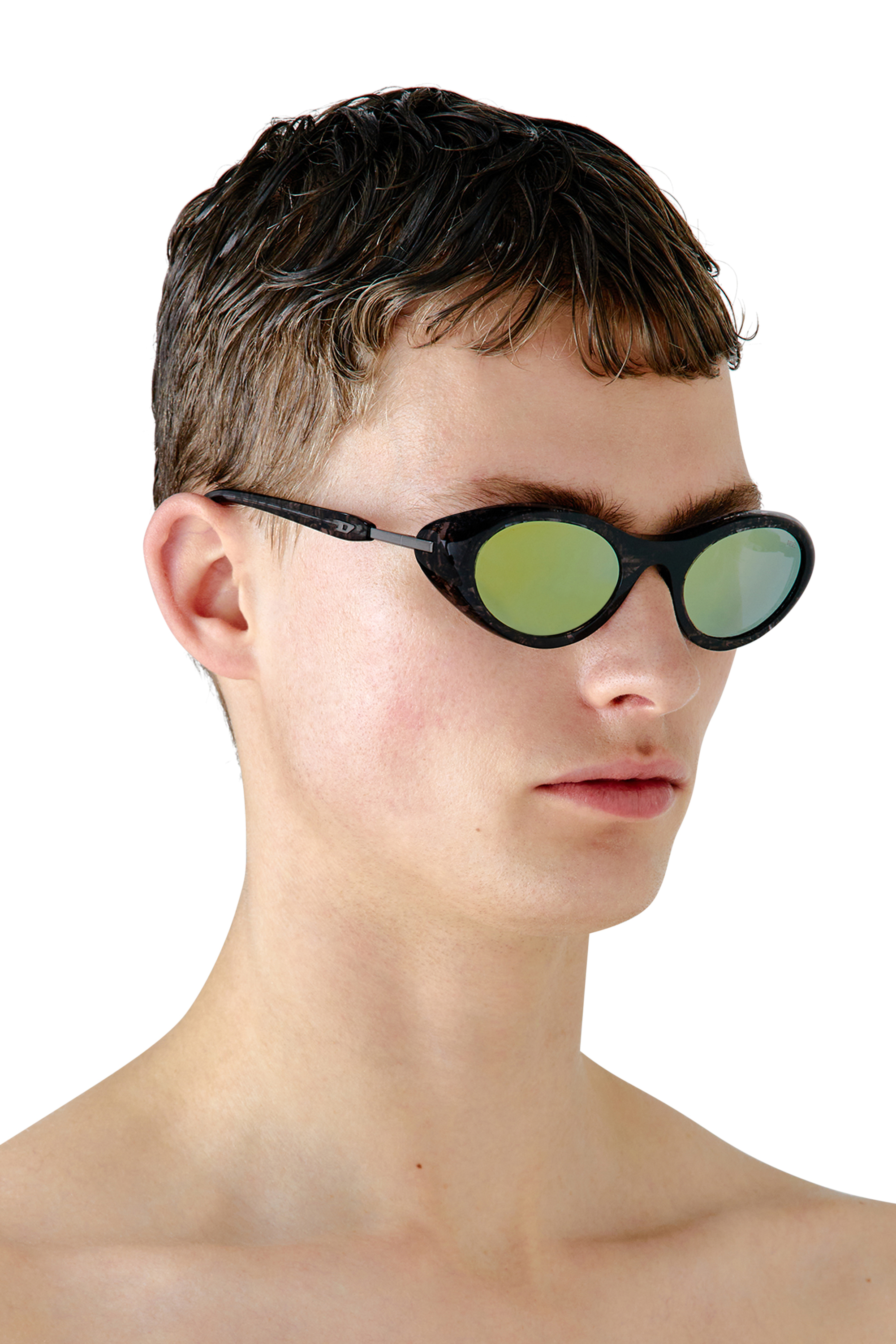 Diesel - 0DL2004, Unisex Wrap-around shape sunglasses in Multicolor - Image 6