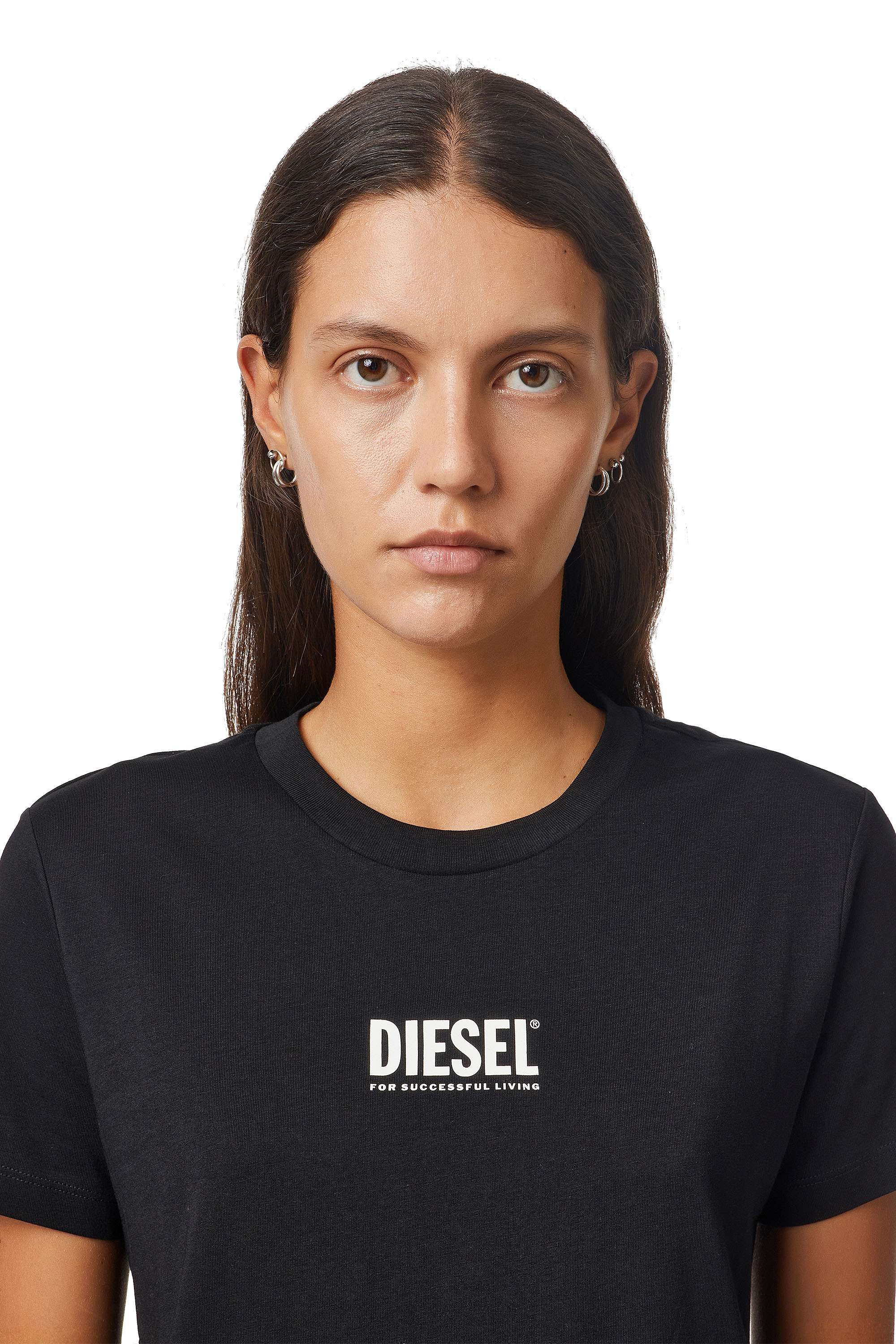 Diesel - T-SILY-SMALLOGO, Black - Image 3