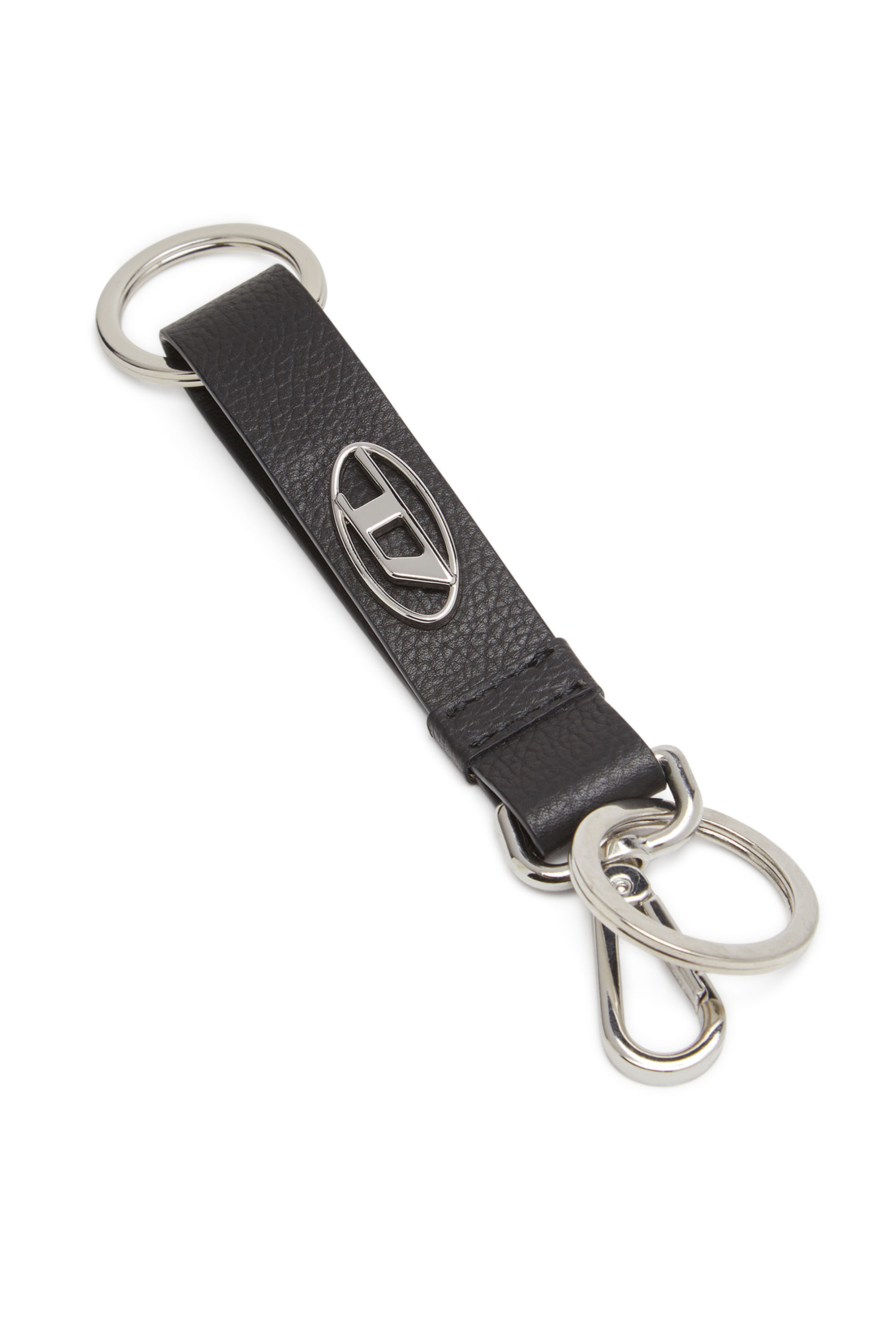 本物品質の logo with keyring Leather Man: BUSY-KEY plaque Diesel | 小物